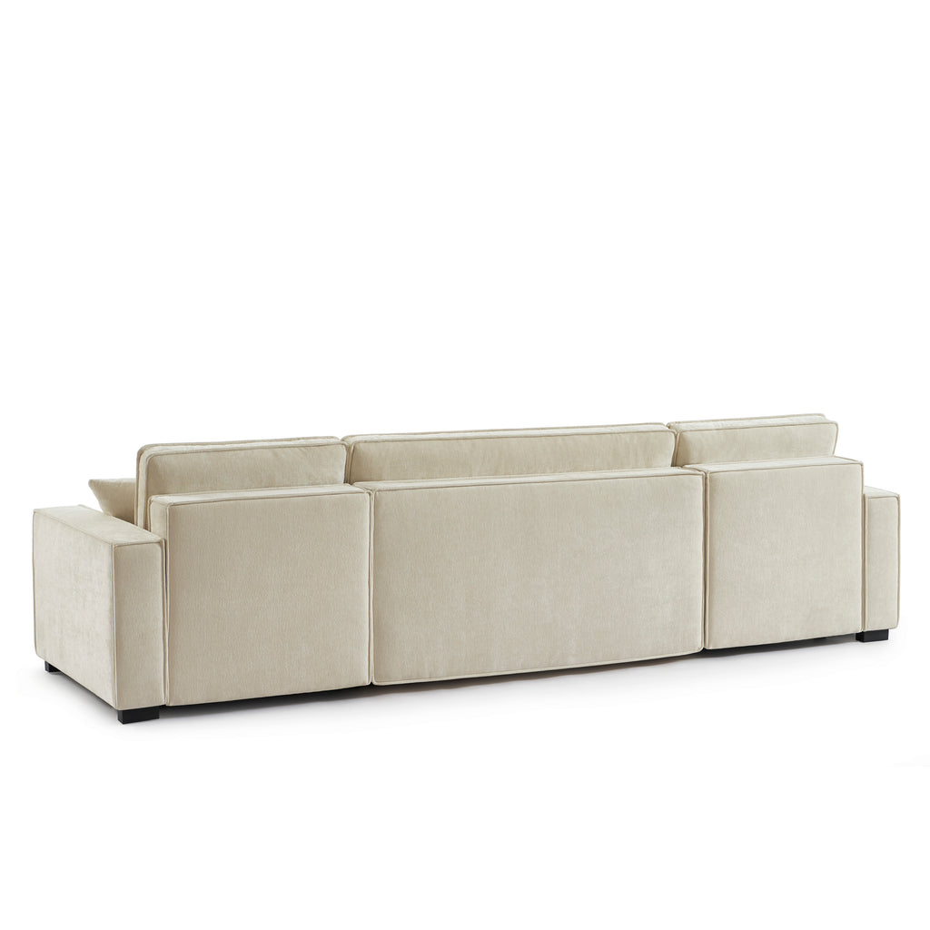 GAVI Fabric Panoramic Sofa – Beige