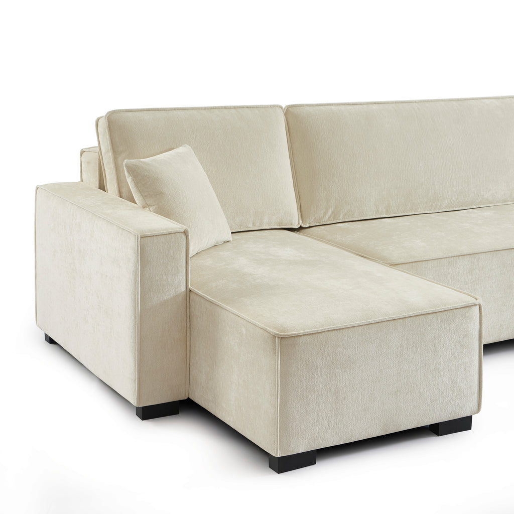 GAVI Fabric Panoramic Sofa – Beige