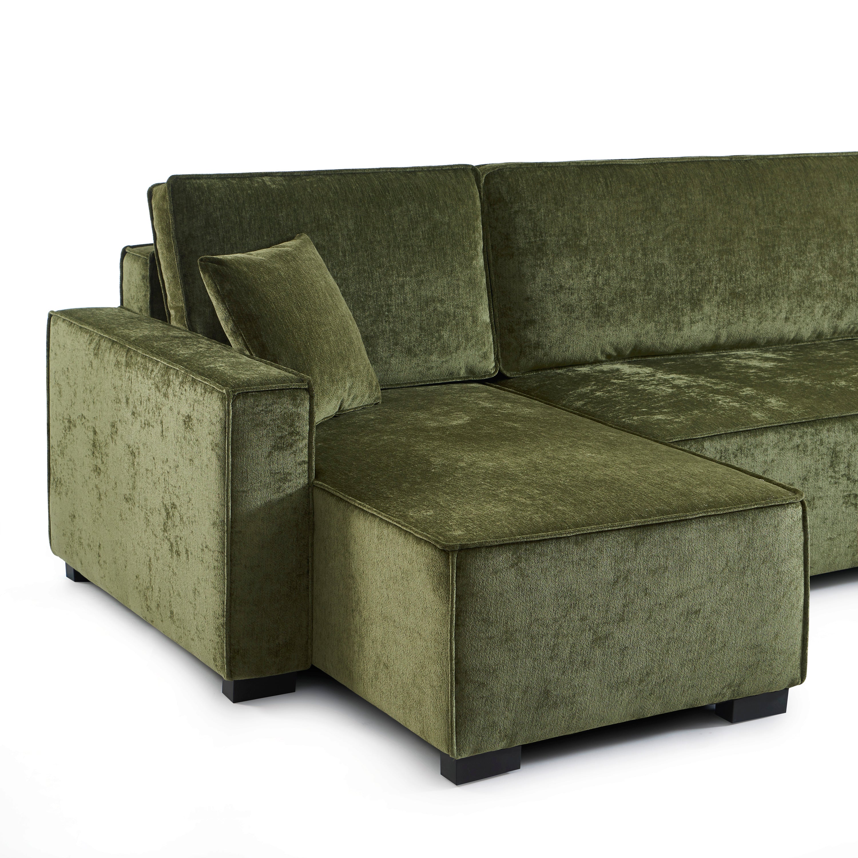 GAVI Fabric Panoramic Sofa – Green