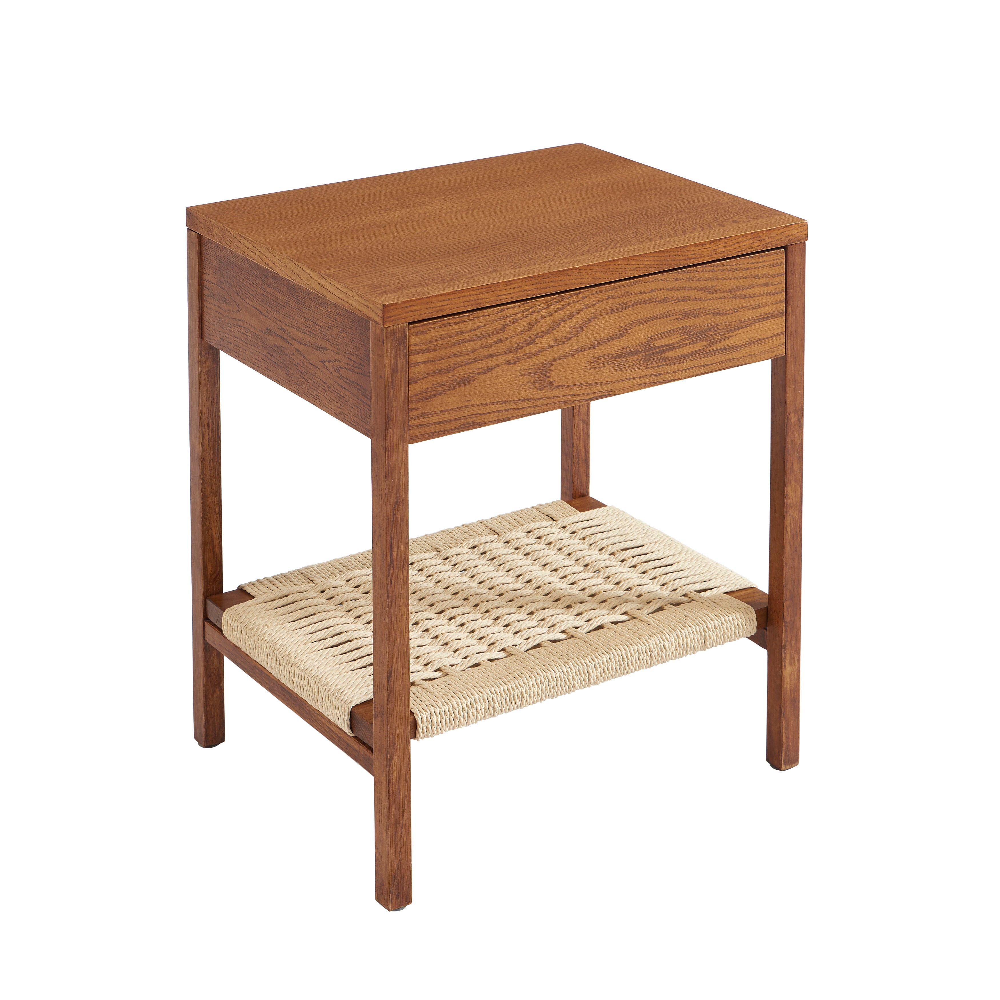 GINKO Natural Wood Nightstand