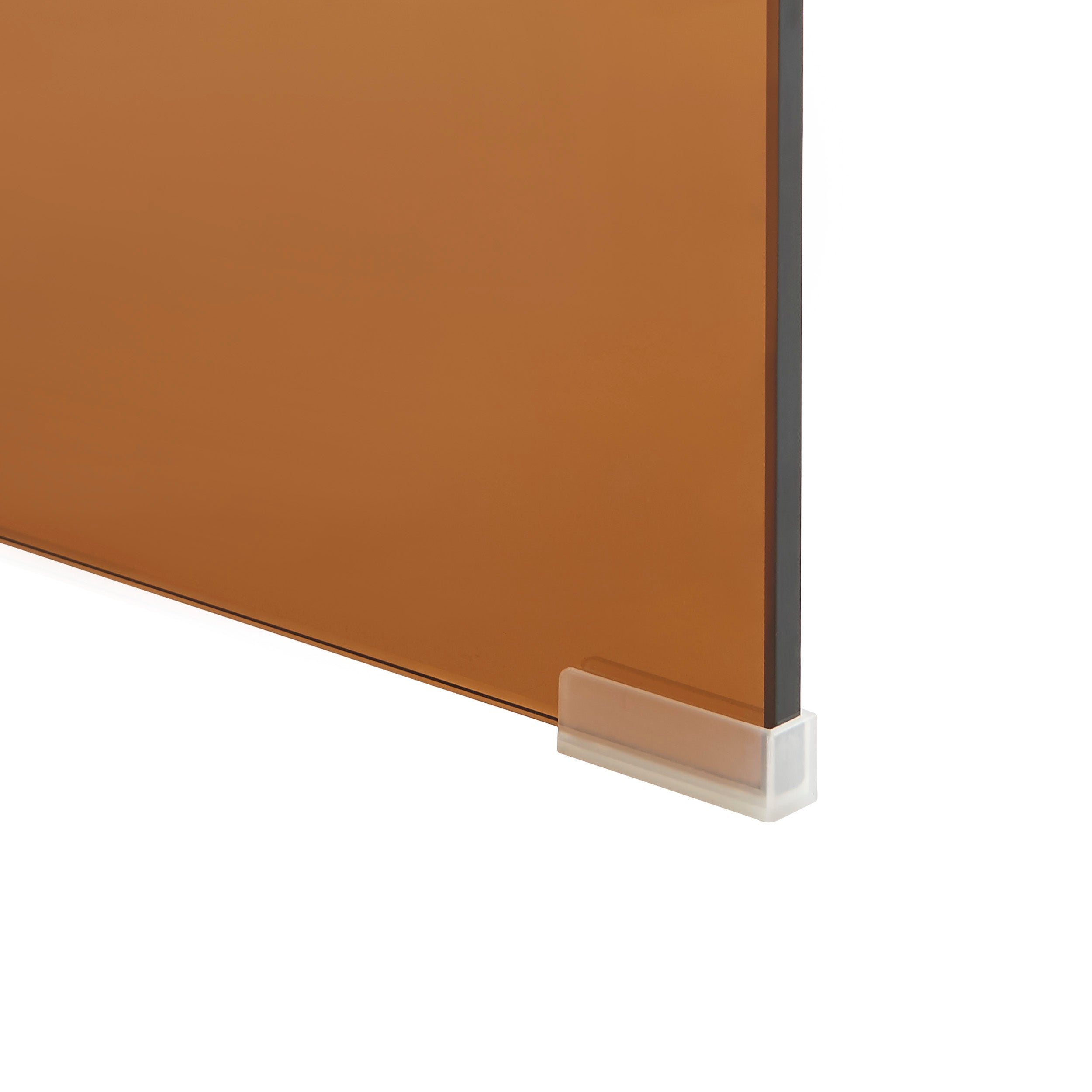 GINZA Tempered Glass and Metal Coffee Table