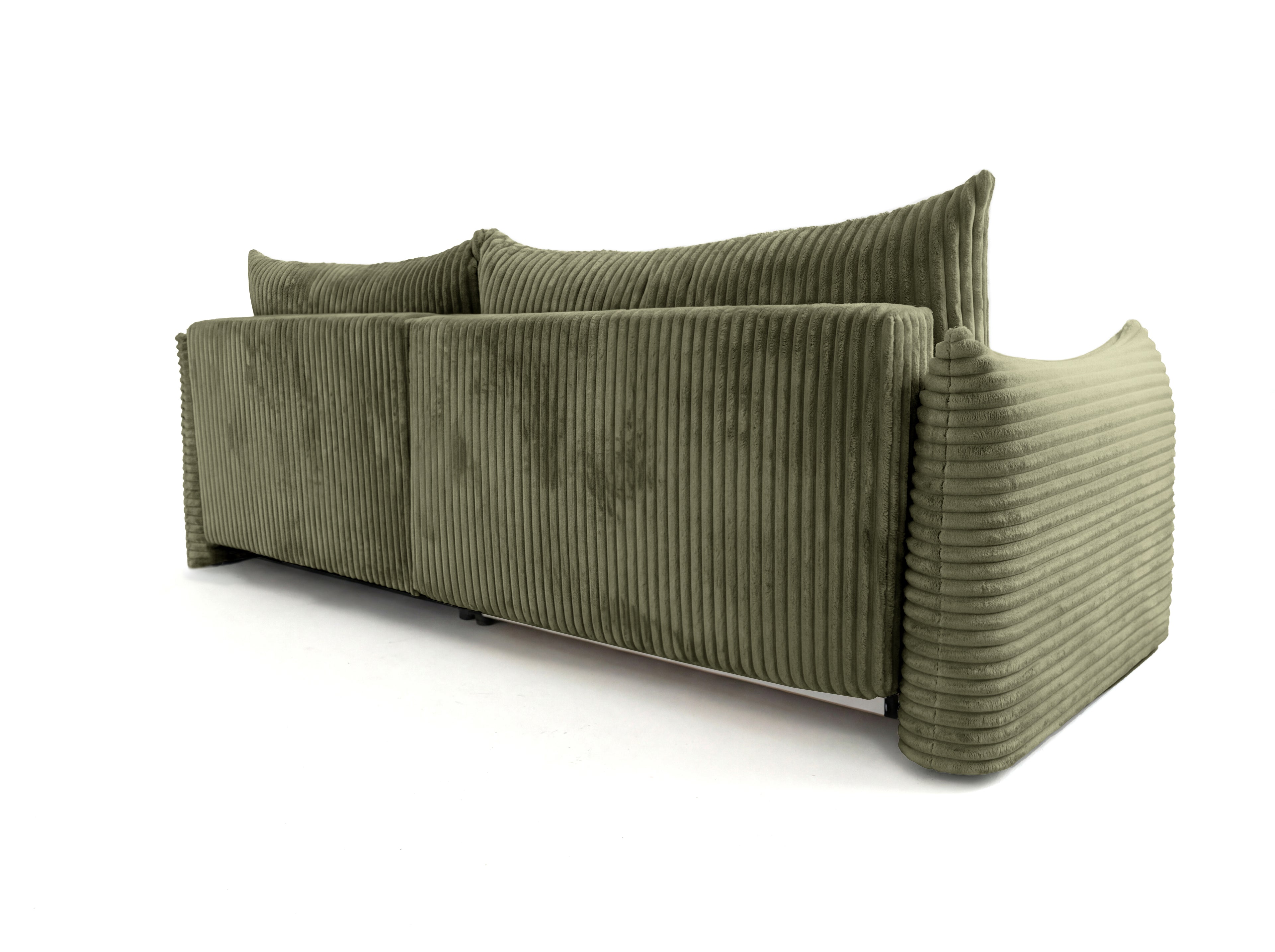 GLORIA 102.5'' Reversible Convertible Sectional Sofa - Green