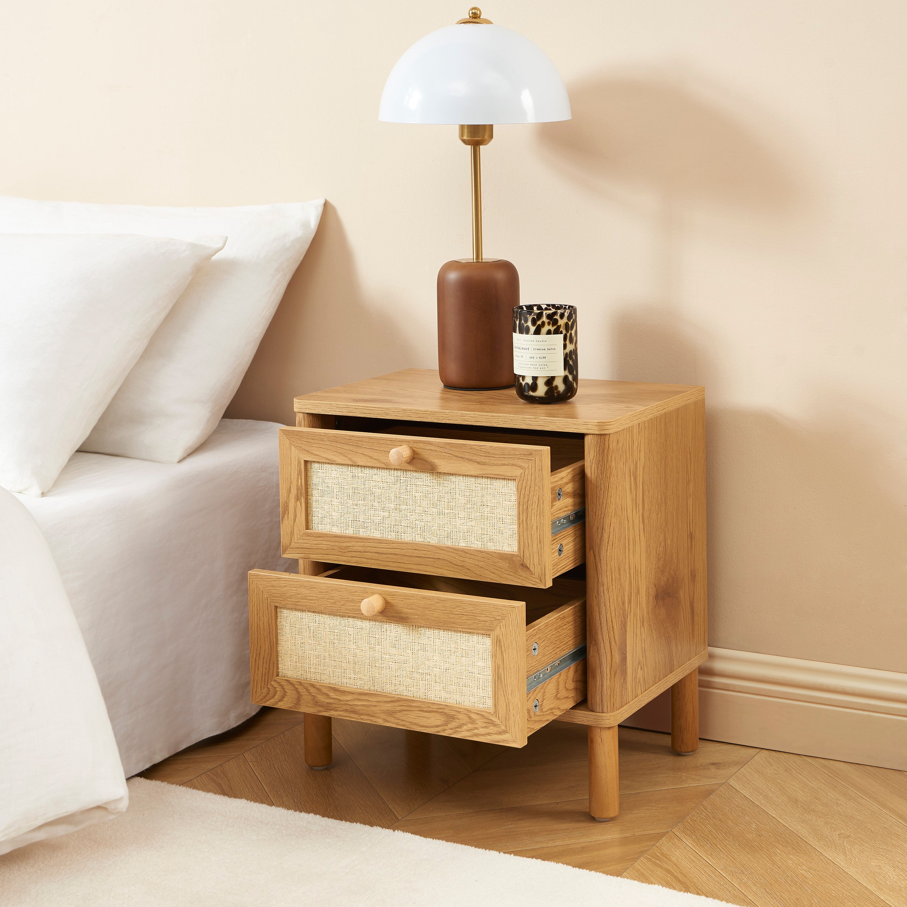 HAIDA Nightstand with Drawer