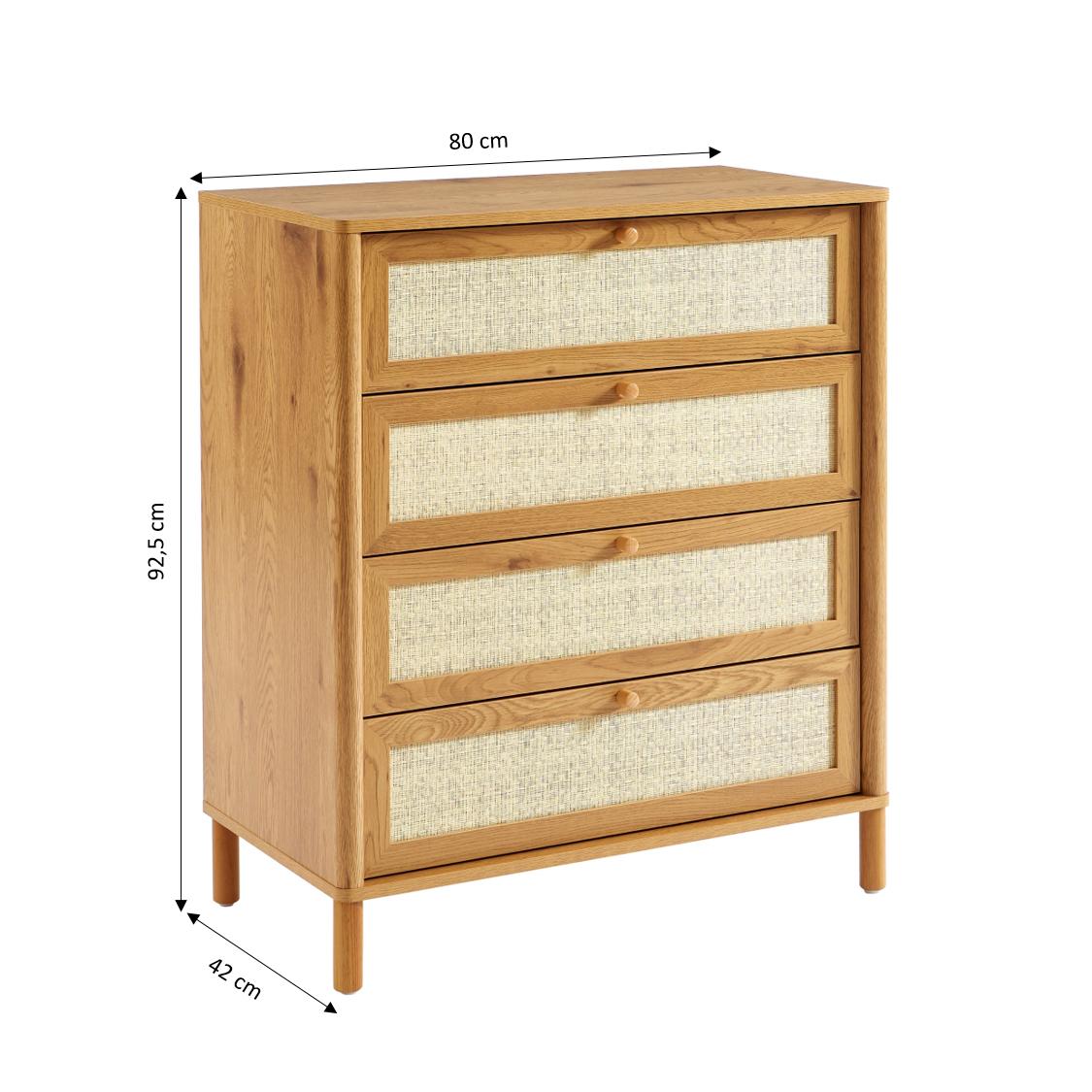 HAIDA Chest of Drawers with Storage