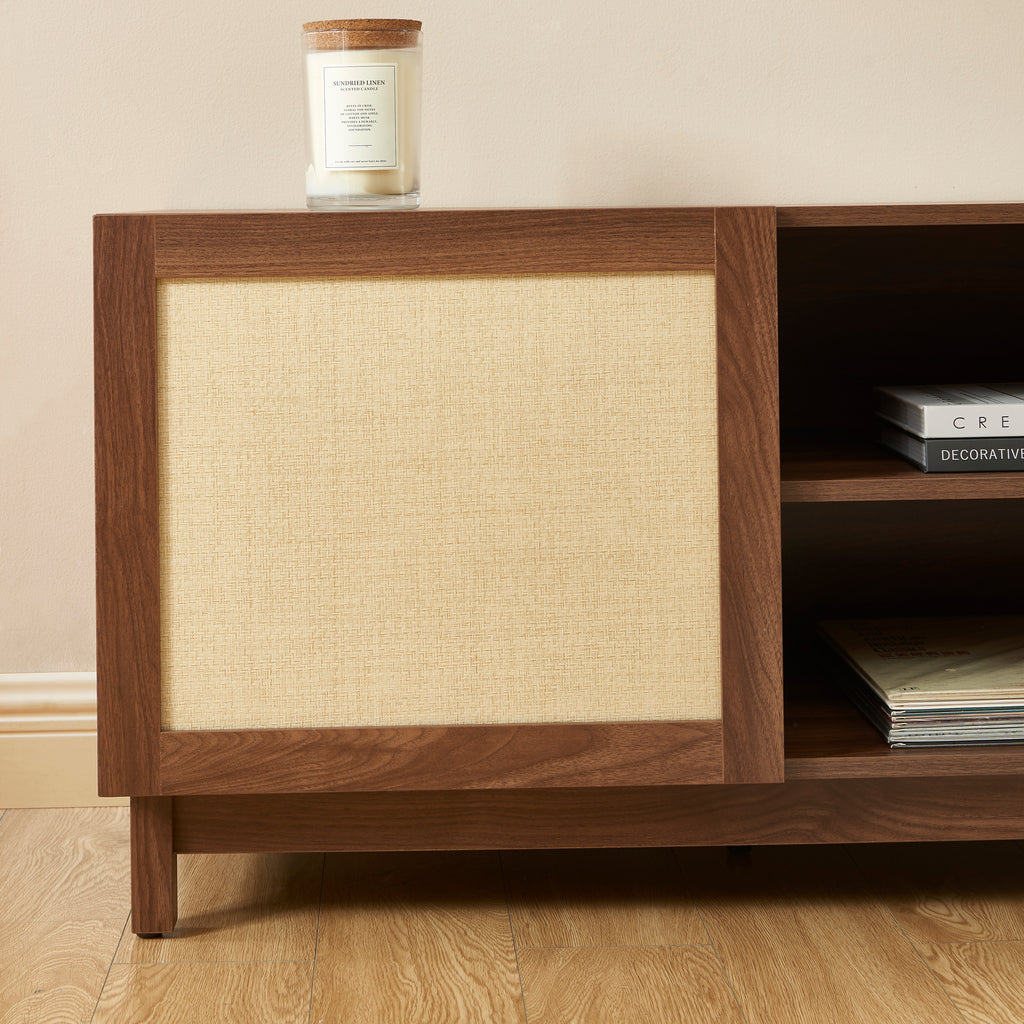 HARIA TV Stand with Open Shelving