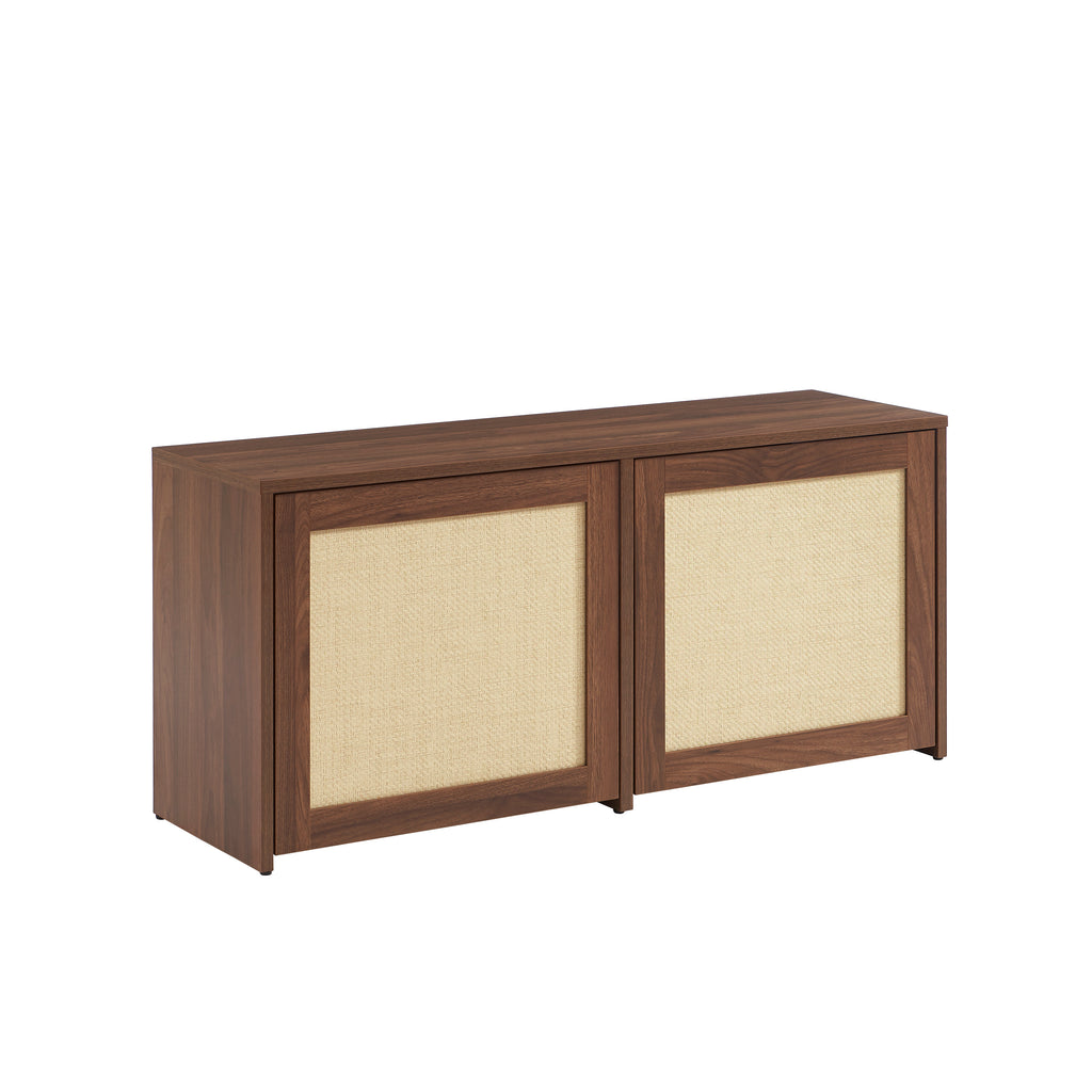 HARIA Shoe Bench - Dark wood