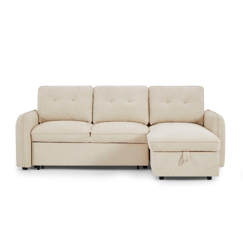 IMPA Fabric Corner Sofa – Beige