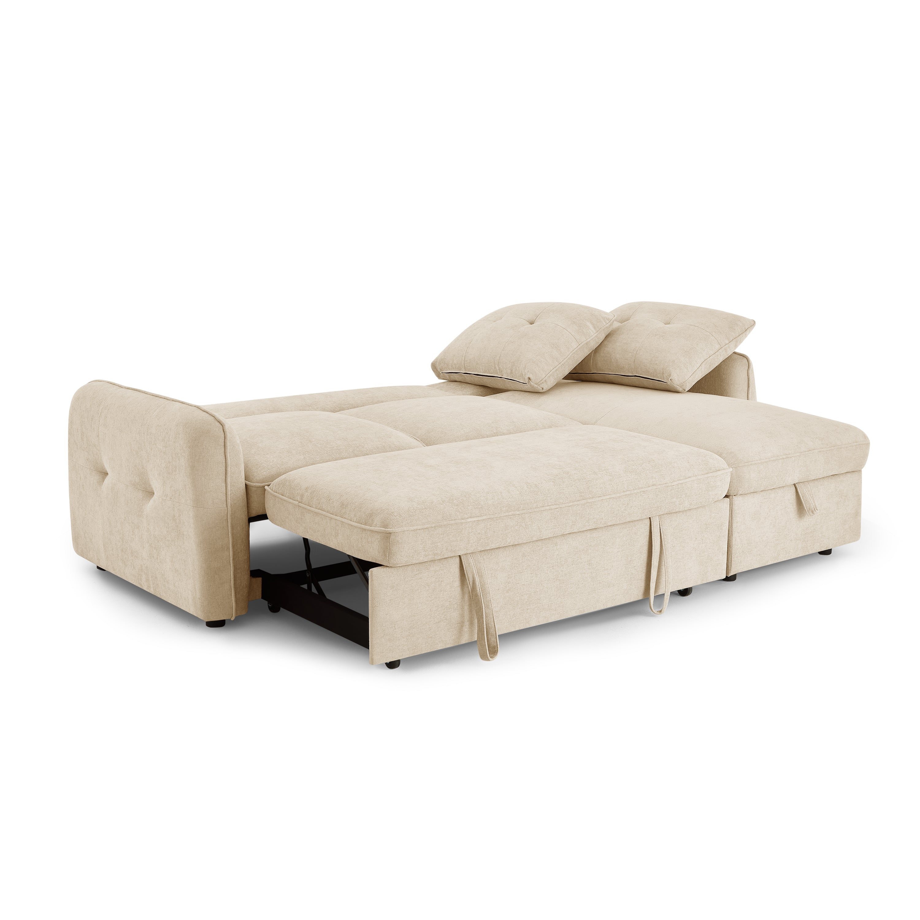 IMPA Fabric Corner Sofa – Beige