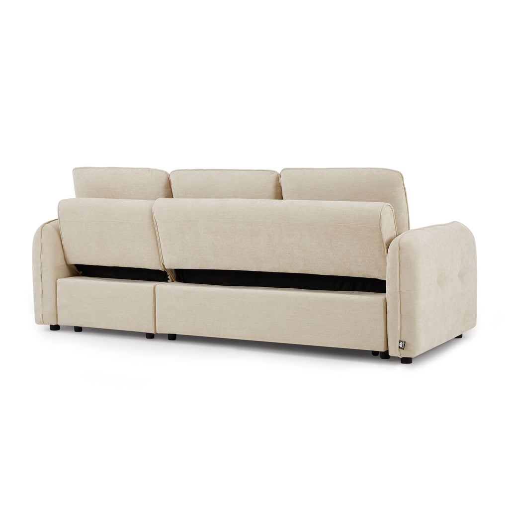 IMPA Fabric Corner Sofa – Beige