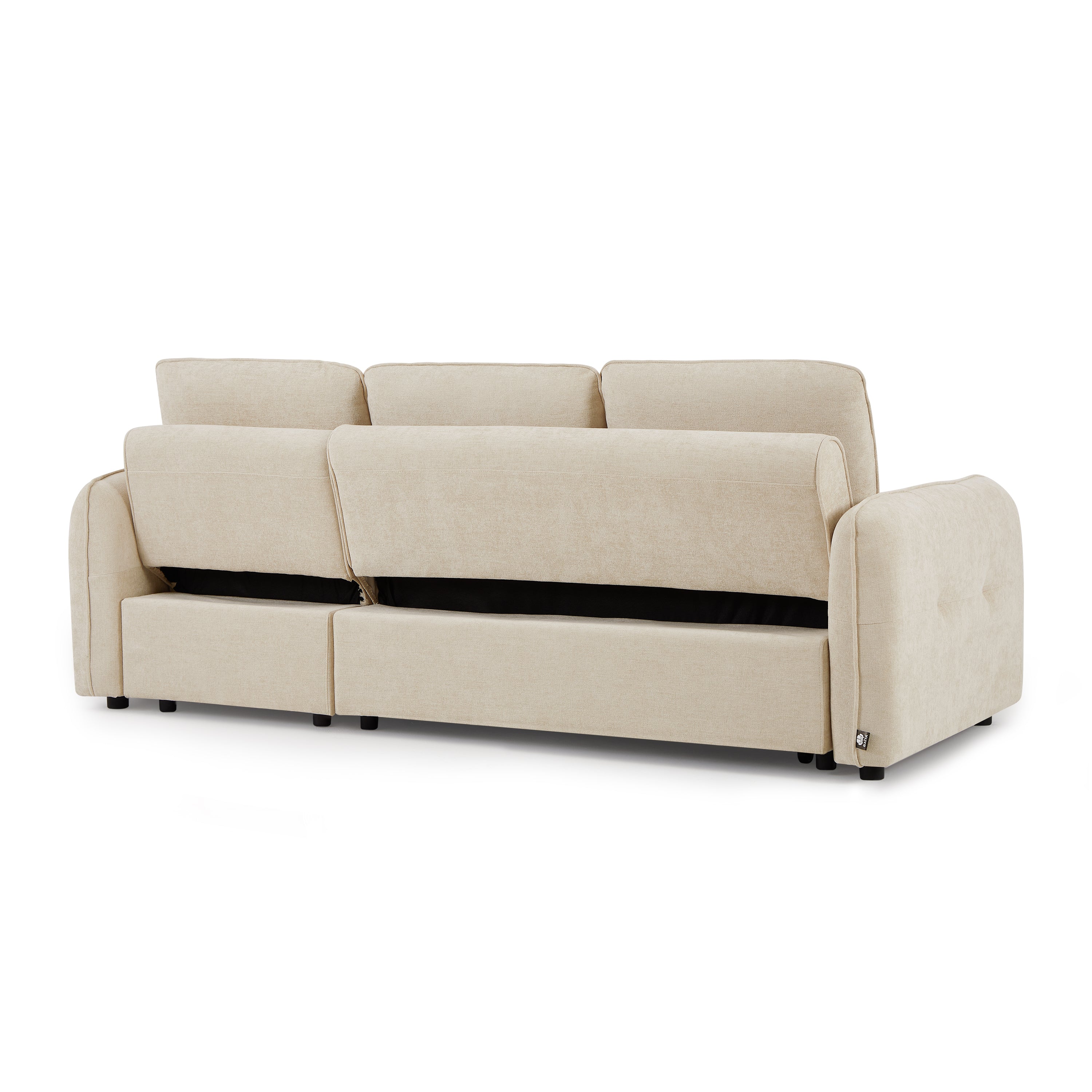IMPA Fabric Corner Sofa – Beige