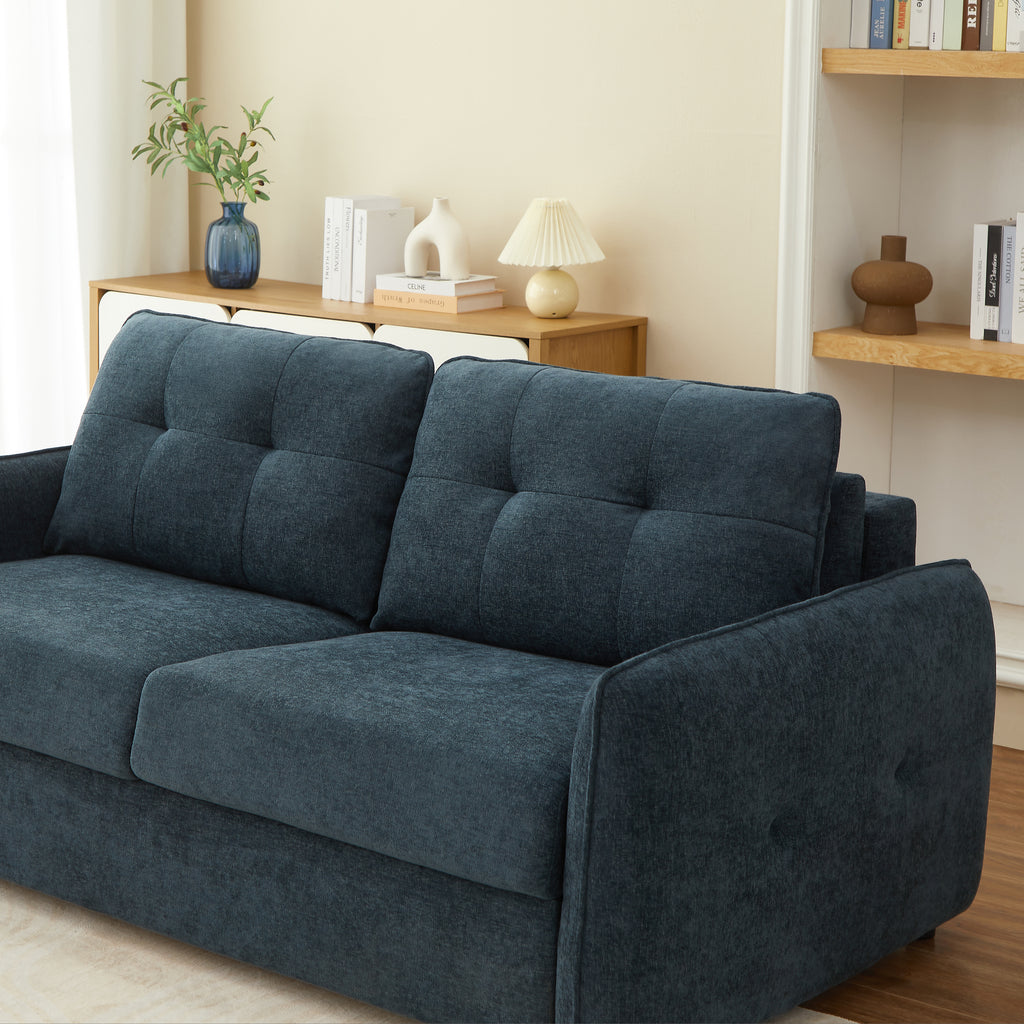 IMPA 3-Seater Convertible Sleeper Sofa – Chenille Fabric Living Room Furniture