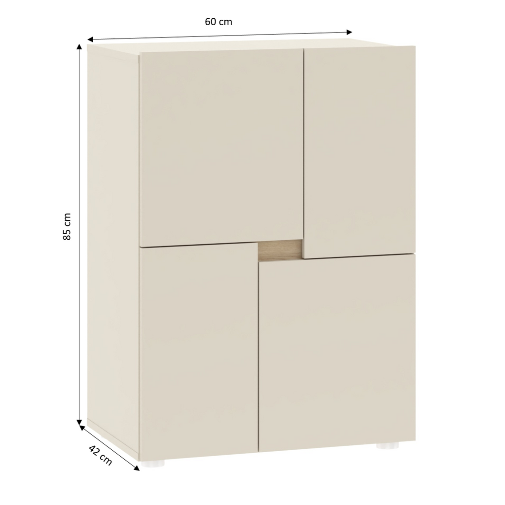 INGA Kids Bookcase with Doors