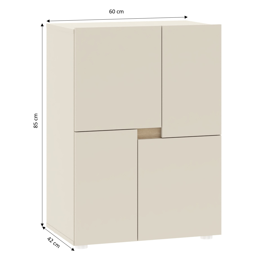 INGA Kids Bookcase with Doors