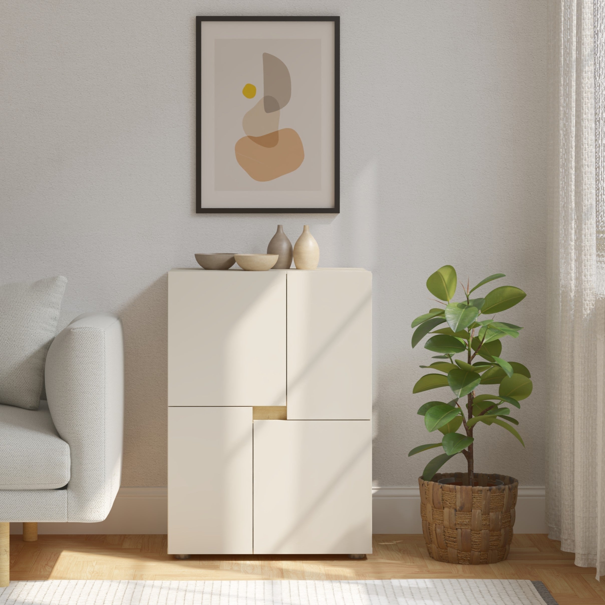INGA Kids Bookcase with Doors
