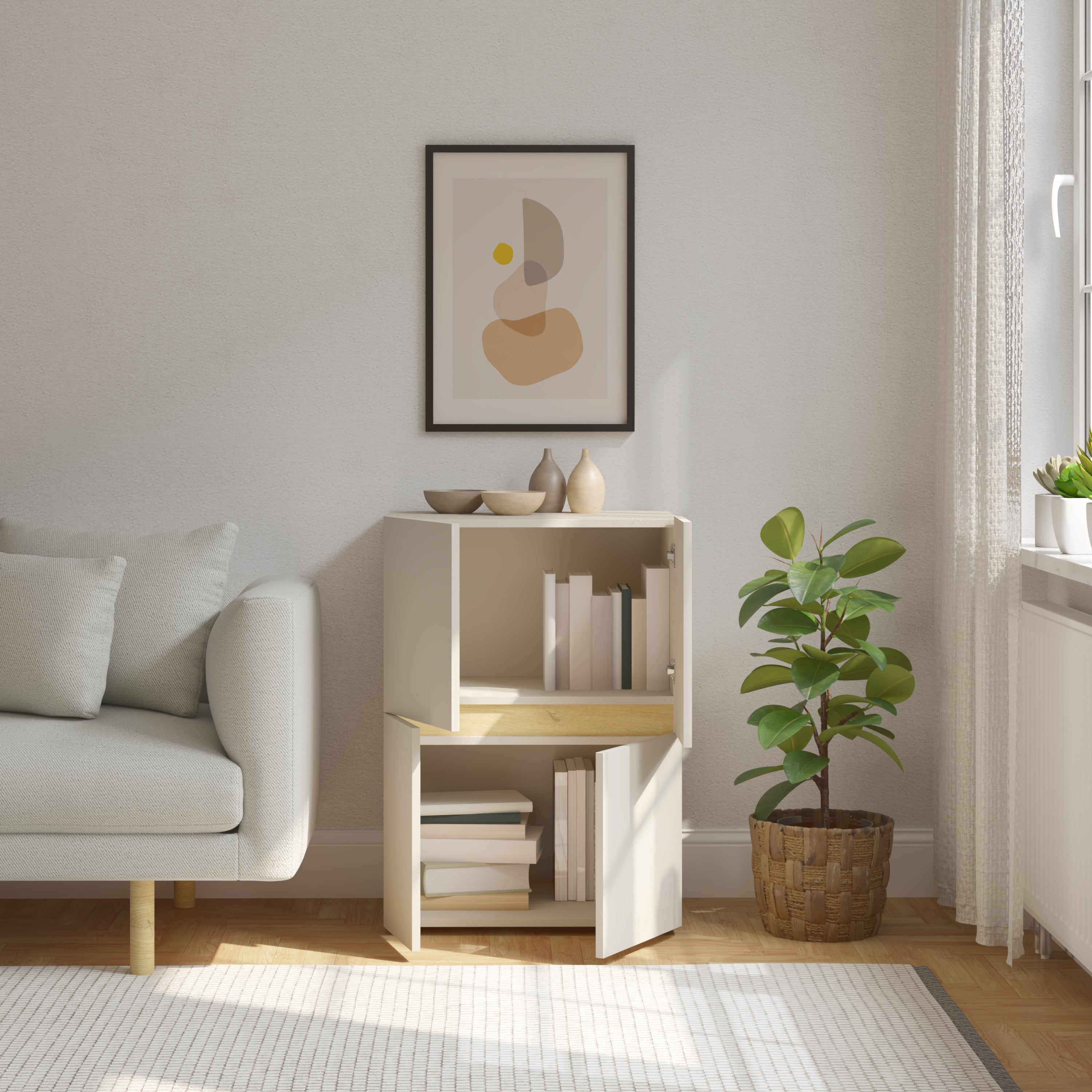 INGA Kids Bookcase with Doors