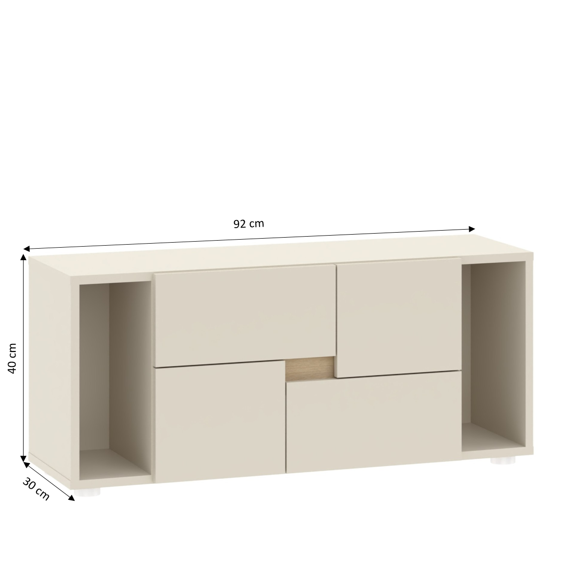INGA Kids Bookcase with Doors