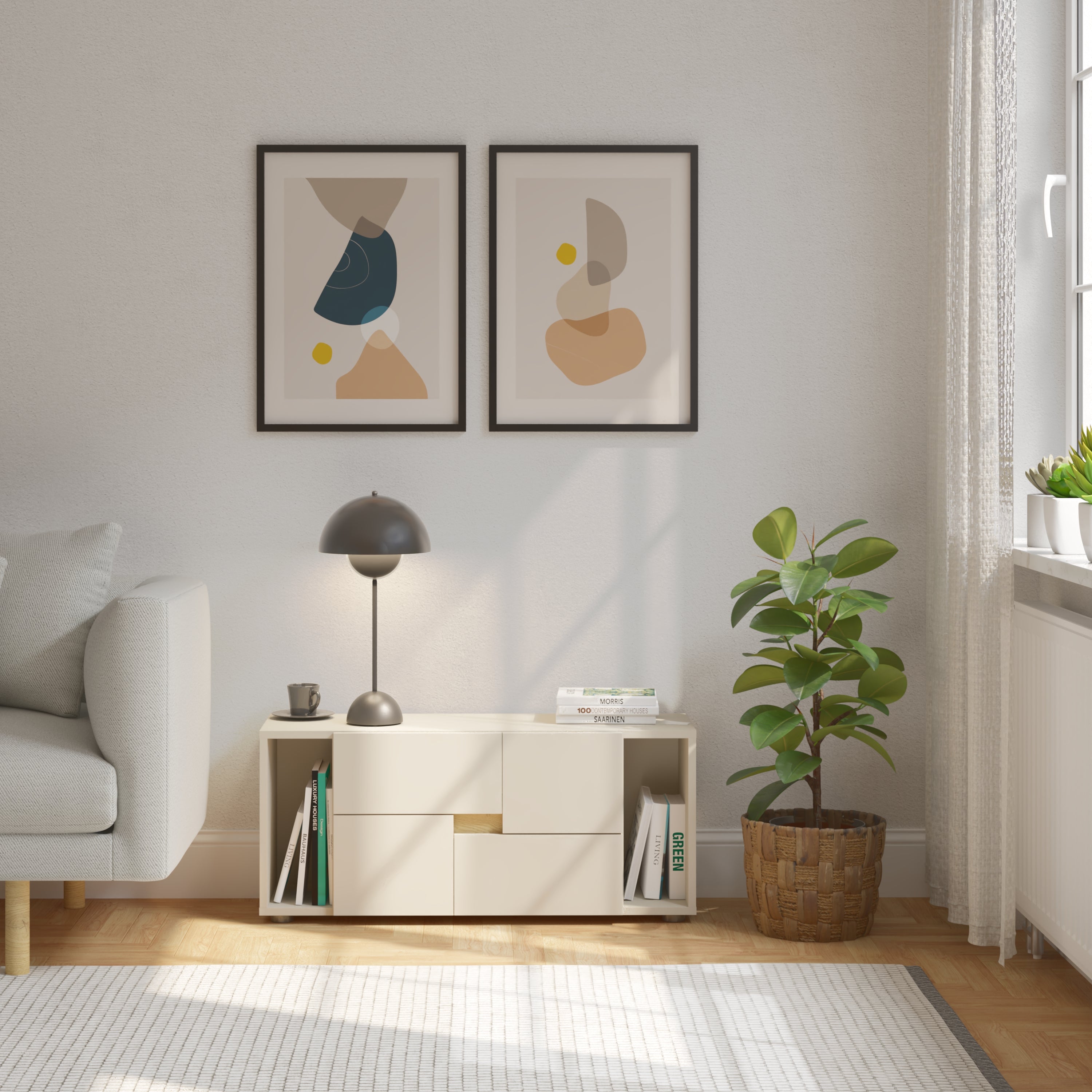 INGA Kids Bookcase with Doors