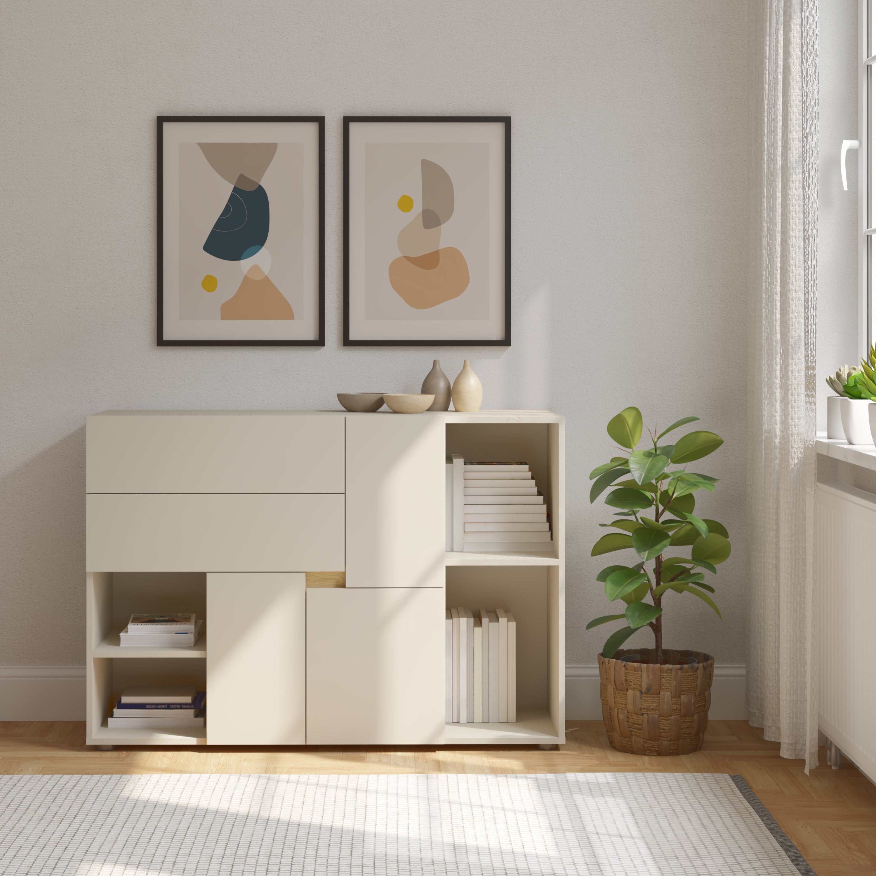 INGA Kids Bookcase with Doors