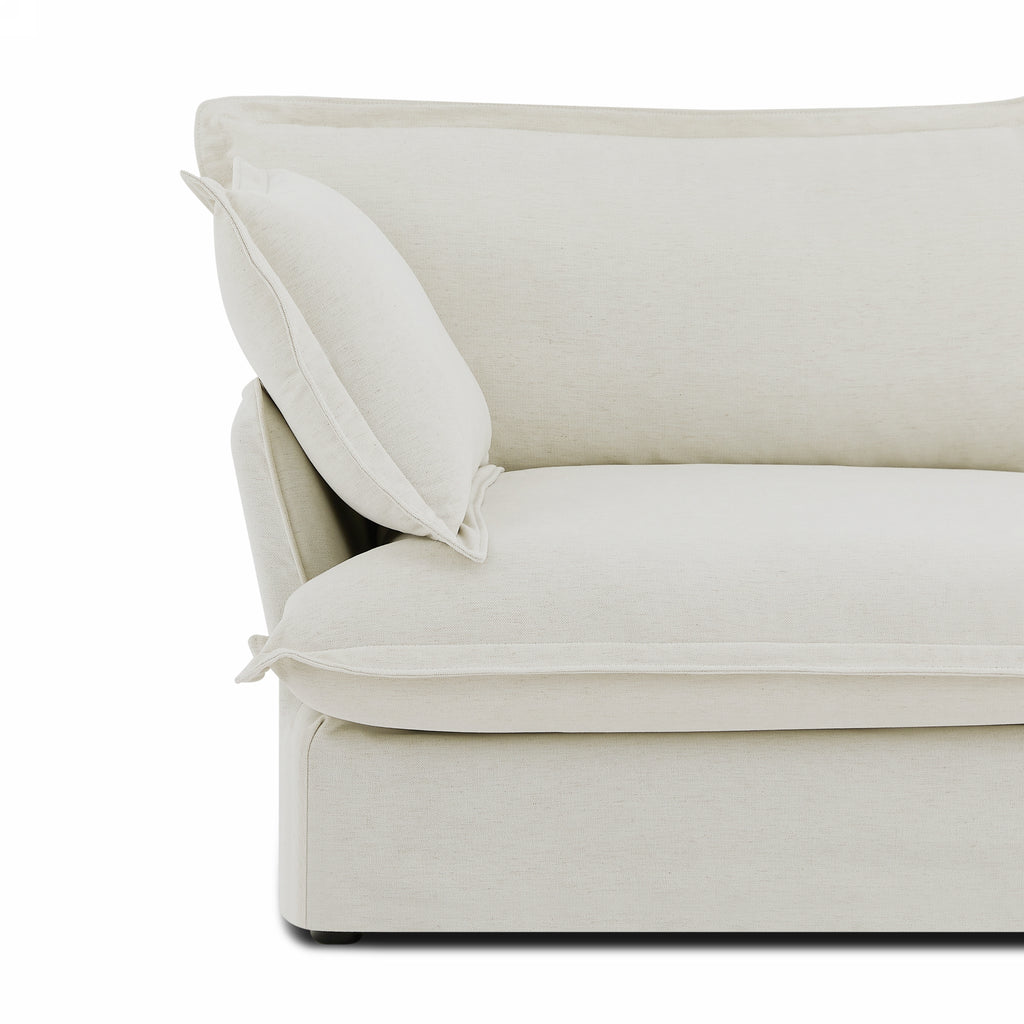 IROKO 87.5'' 3-Seater Sofa - Beige