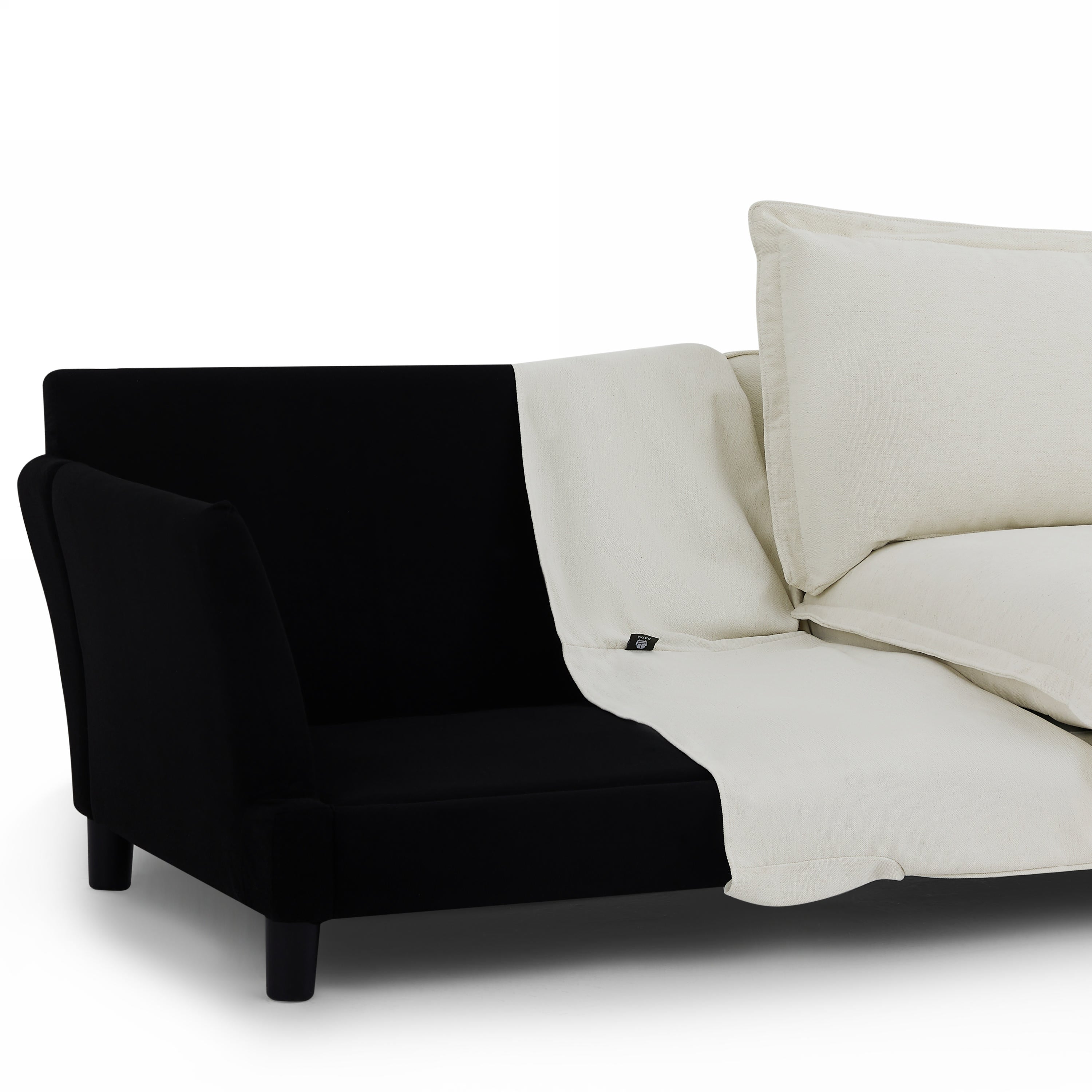 IROKO 87.5'' 3-Seater Sofa - Beige