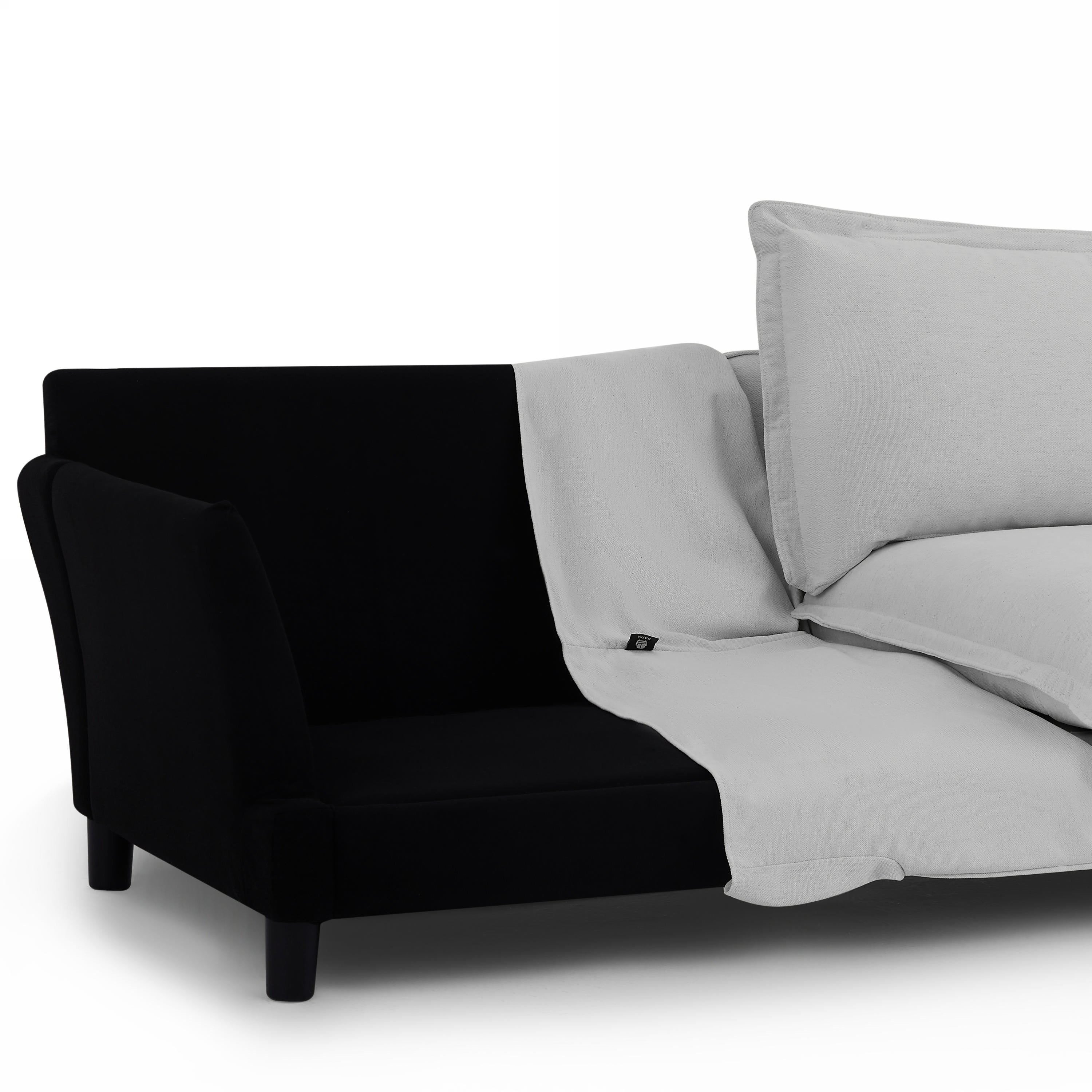 IROKO 87.5'' 3-Seater Sofa - Gray