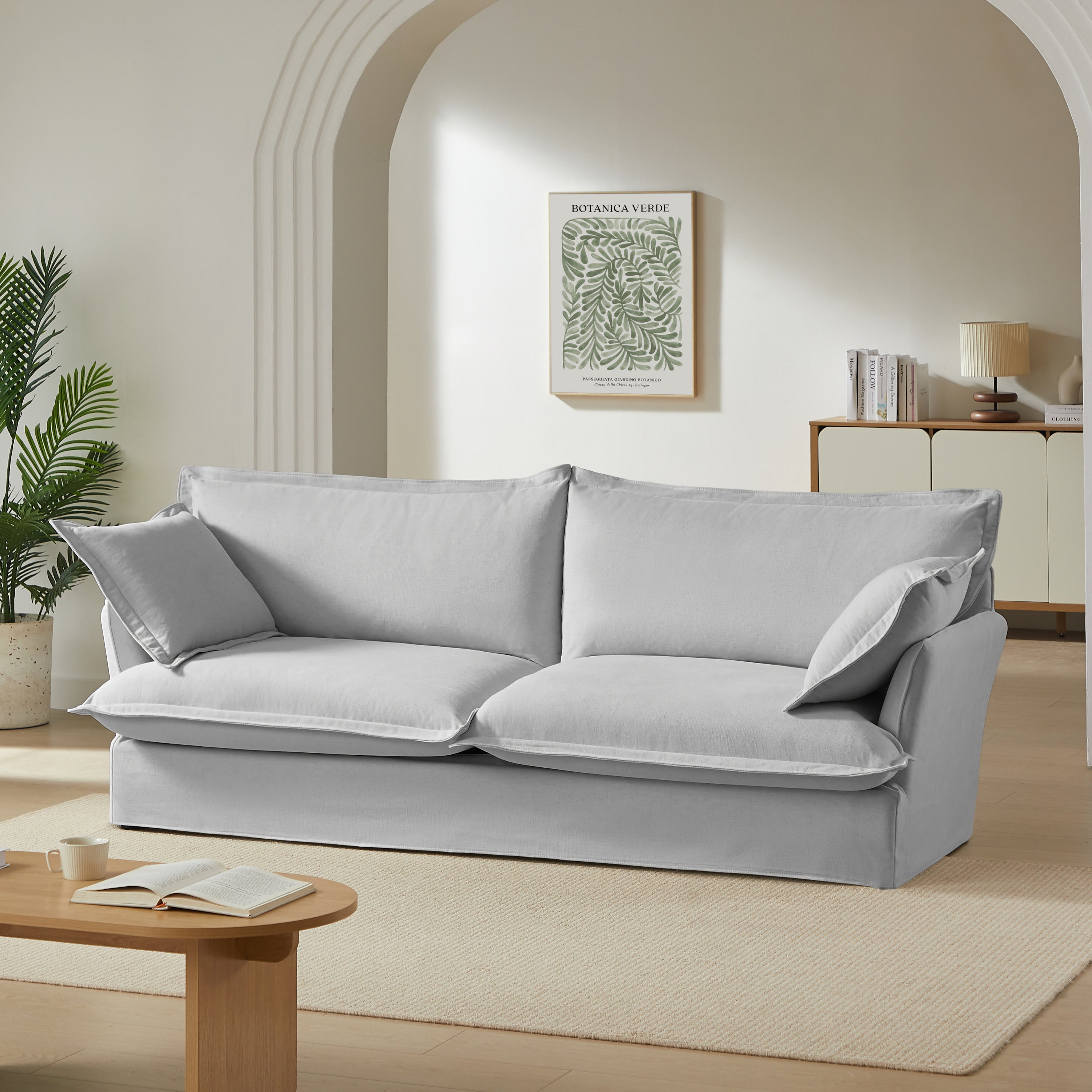 IROKO 87.5'' 3-Seater Sofa - Gray