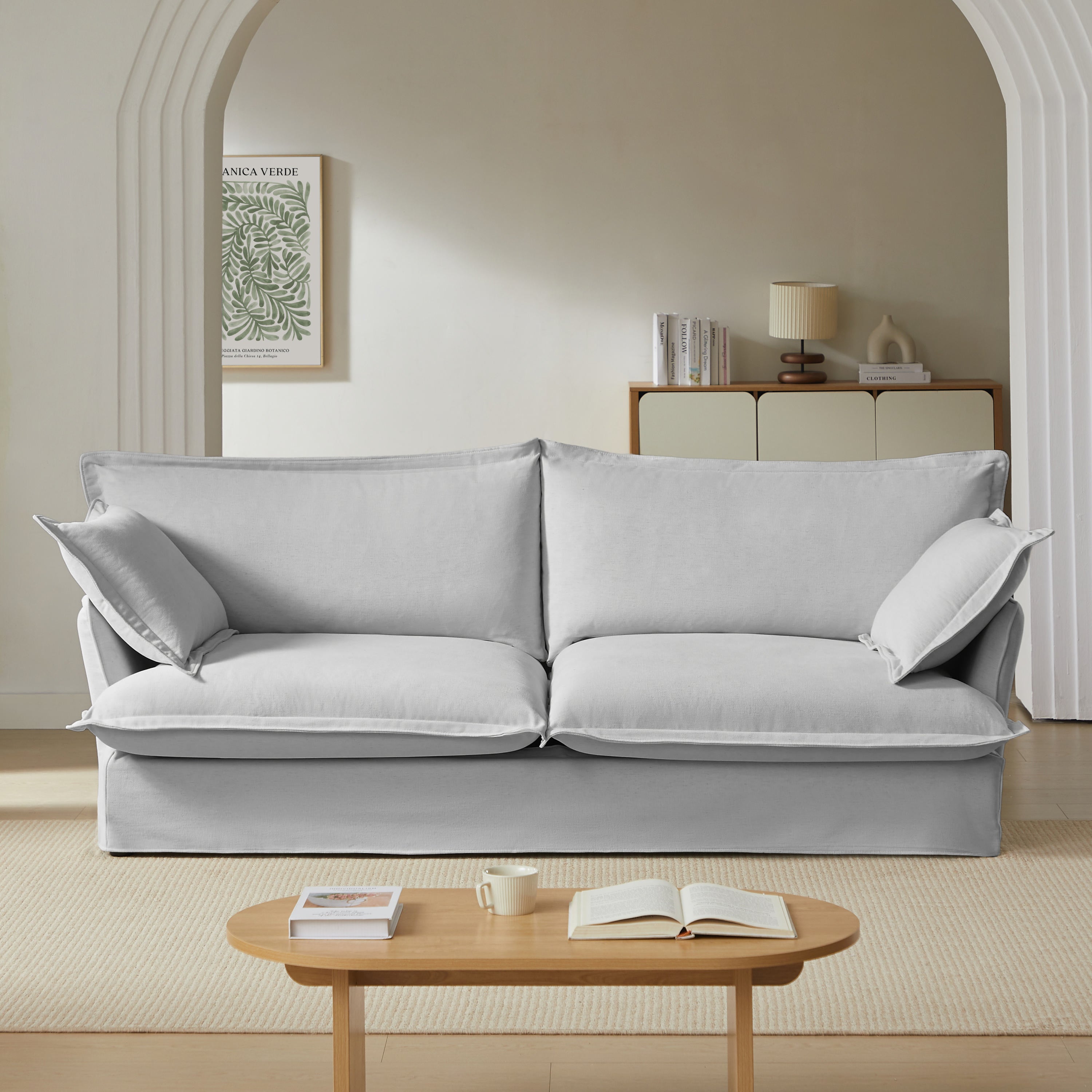 IROKO 87.5'' 3-Seater Sofa - Gray