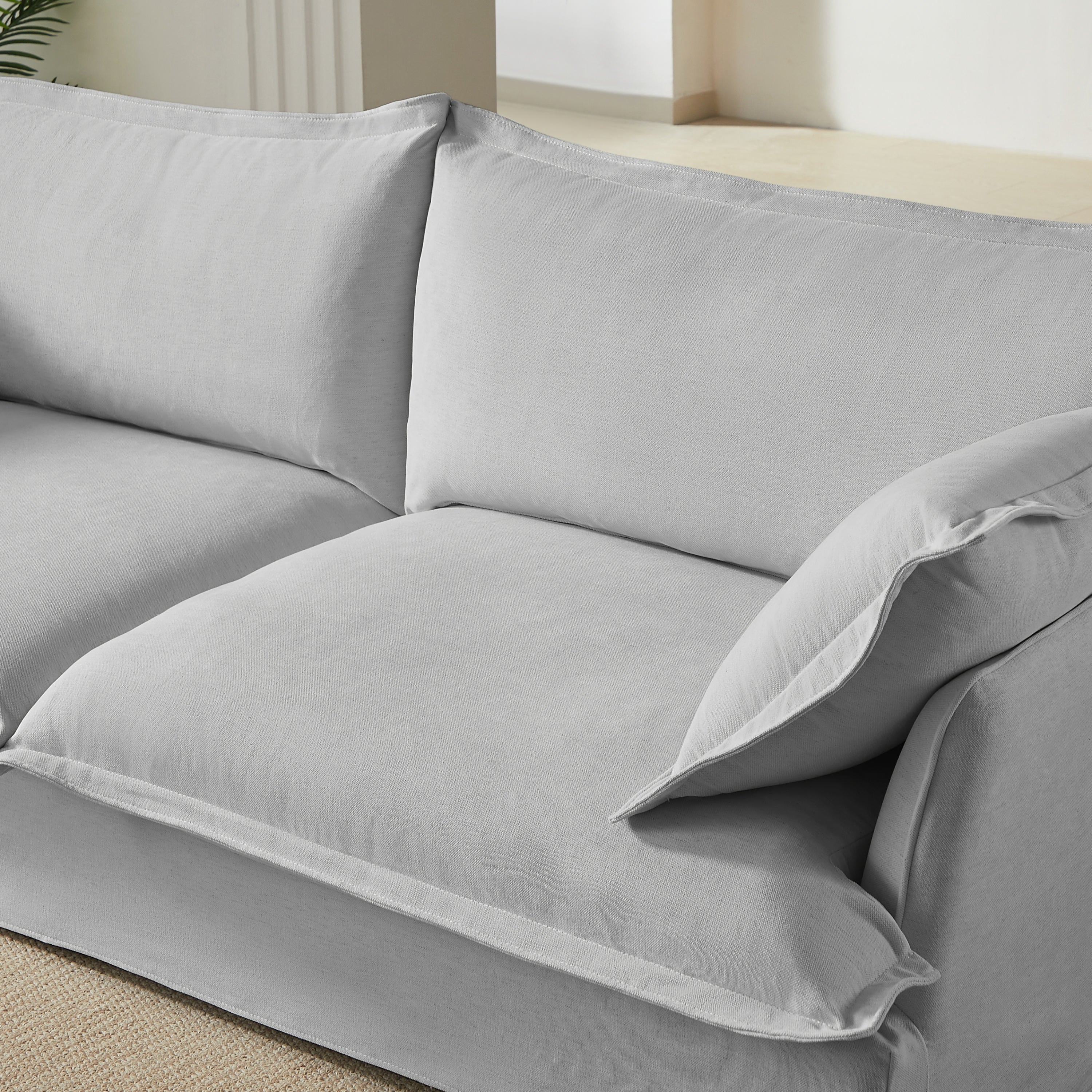 IROKO 87.5'' 3-Seater Sofa - Gray