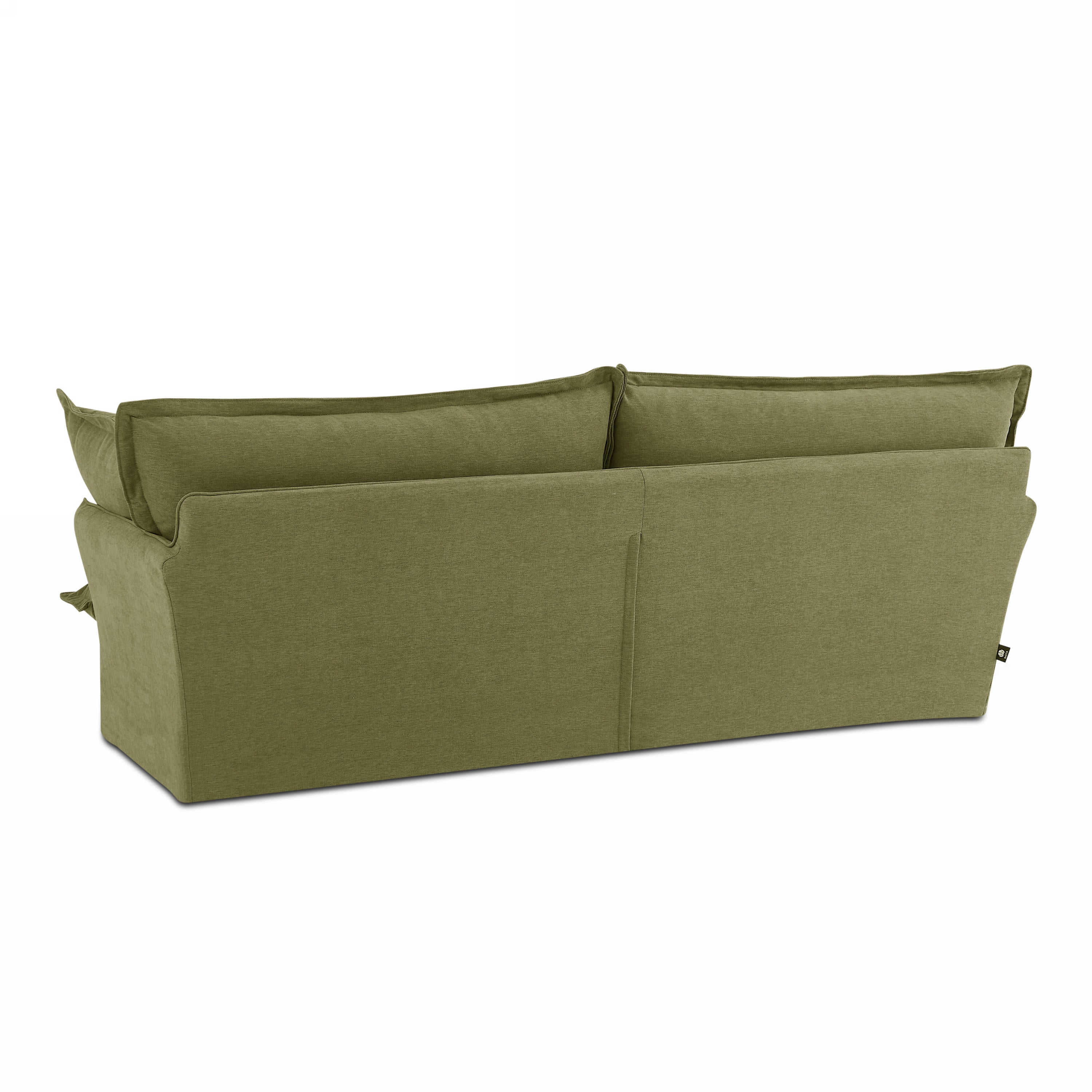 IROKO Fabric Straight Sofa – Green