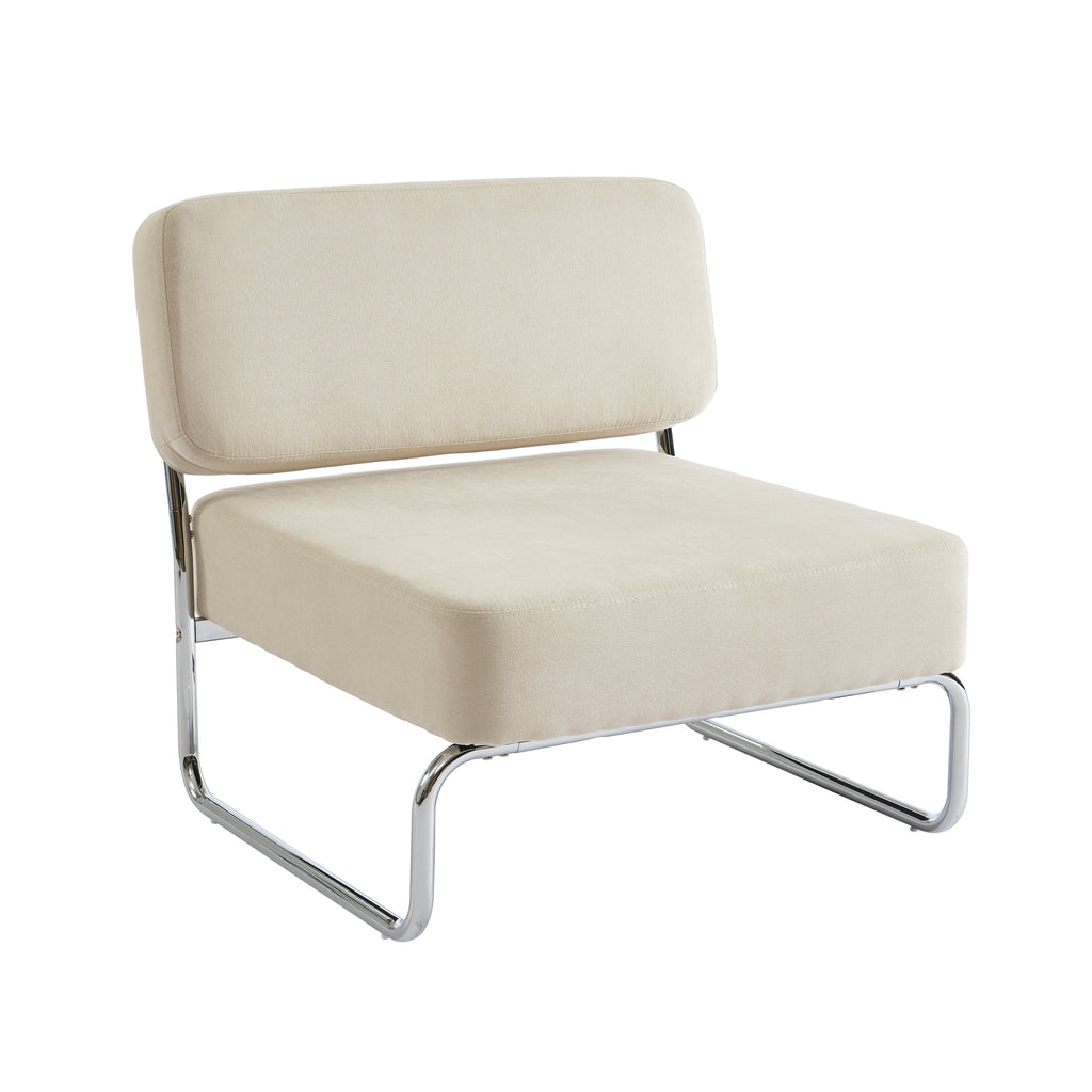 JACK Fabric Accent Armchair – Beige