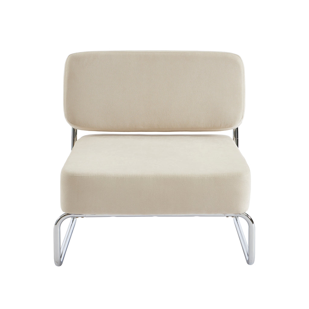 JACK Fabric Accent Armchair – Beige