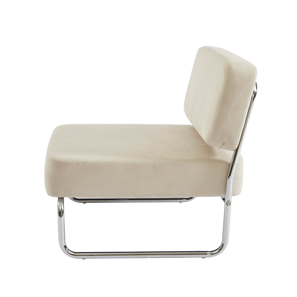 JACK Fabric Accent Armchair – Beige