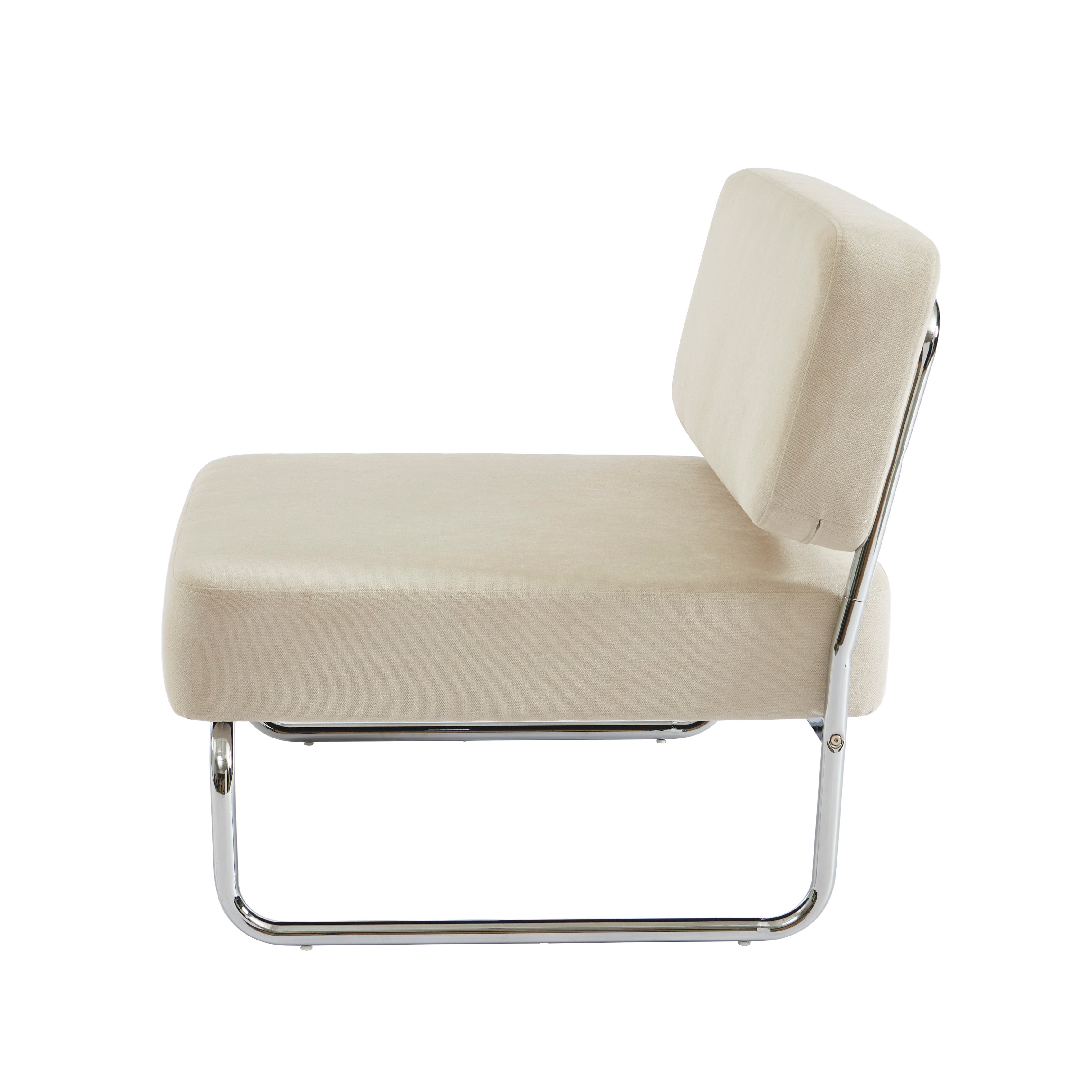 JACK Fabric Accent Armchair – Beige
