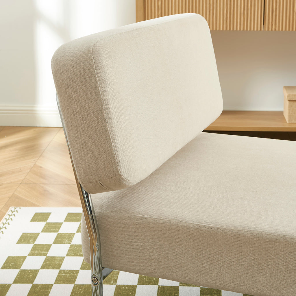 JACK Fabric Accent Armchair – Beige