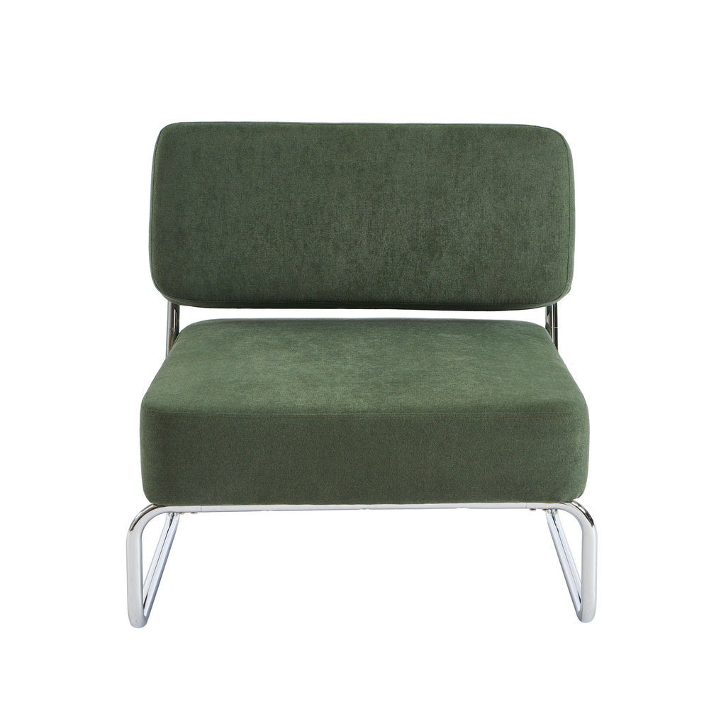 JACK Fabric Accent Armchair – Green