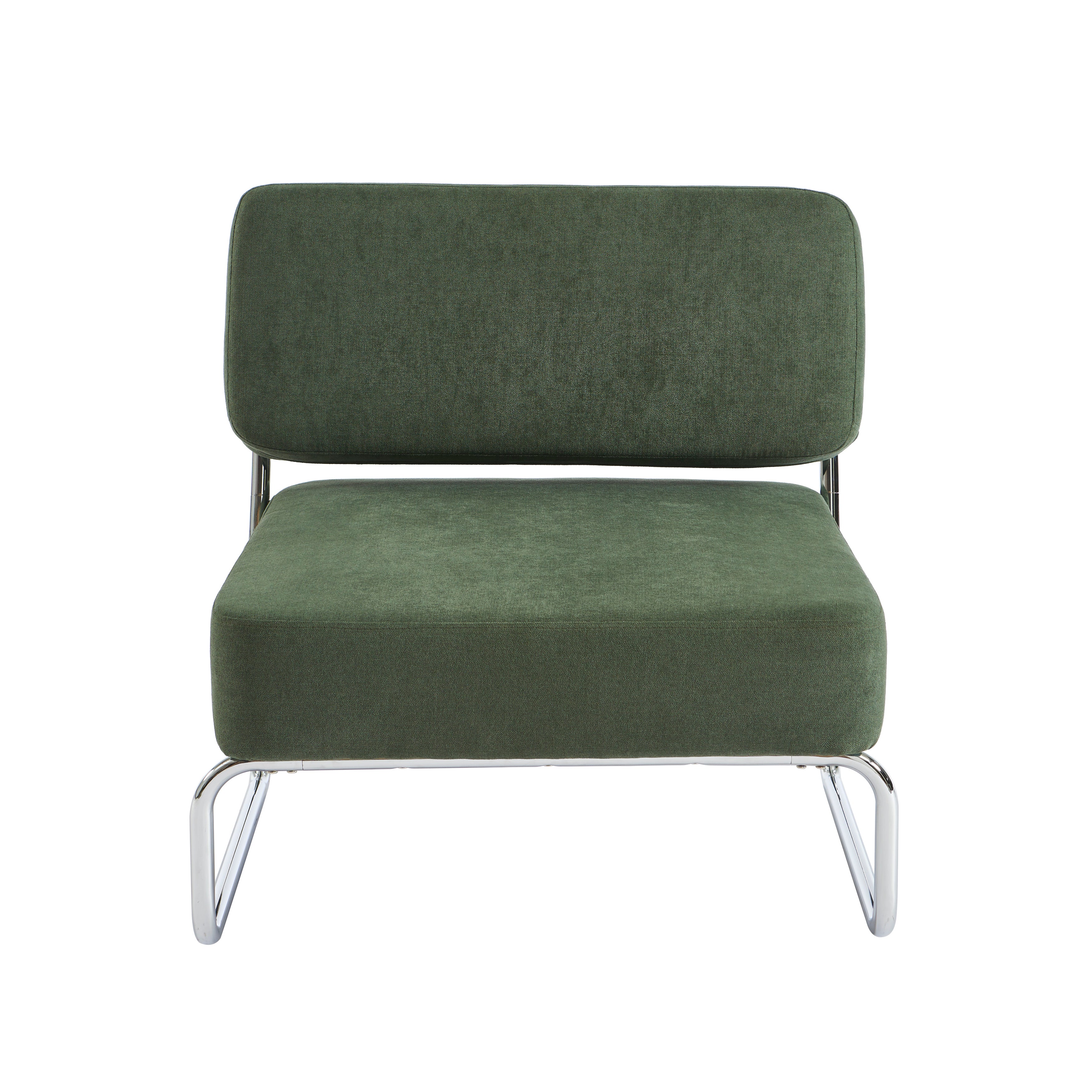 JACK Fabric Accent Armchair – Green