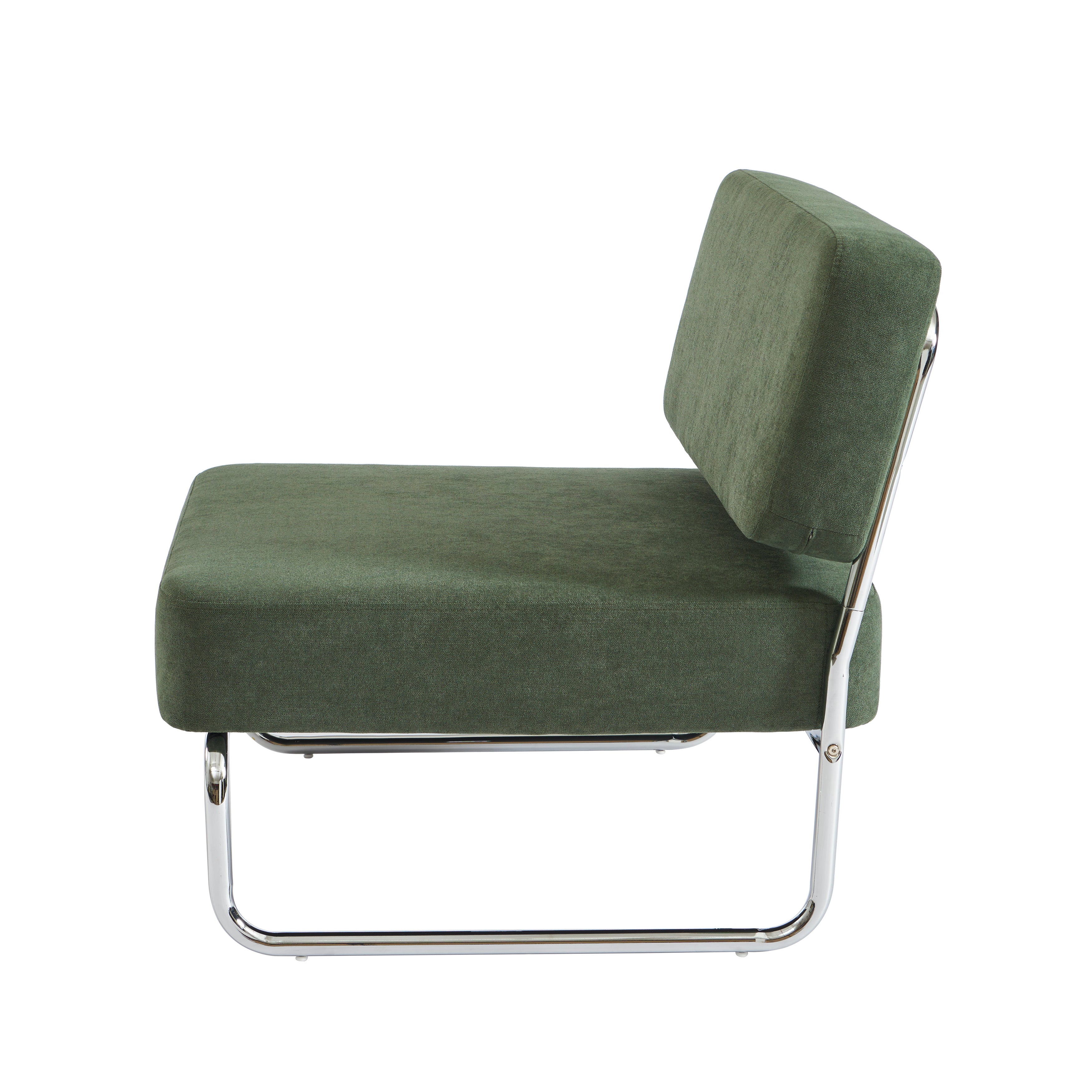 JACK Fabric Accent Armchair – Green