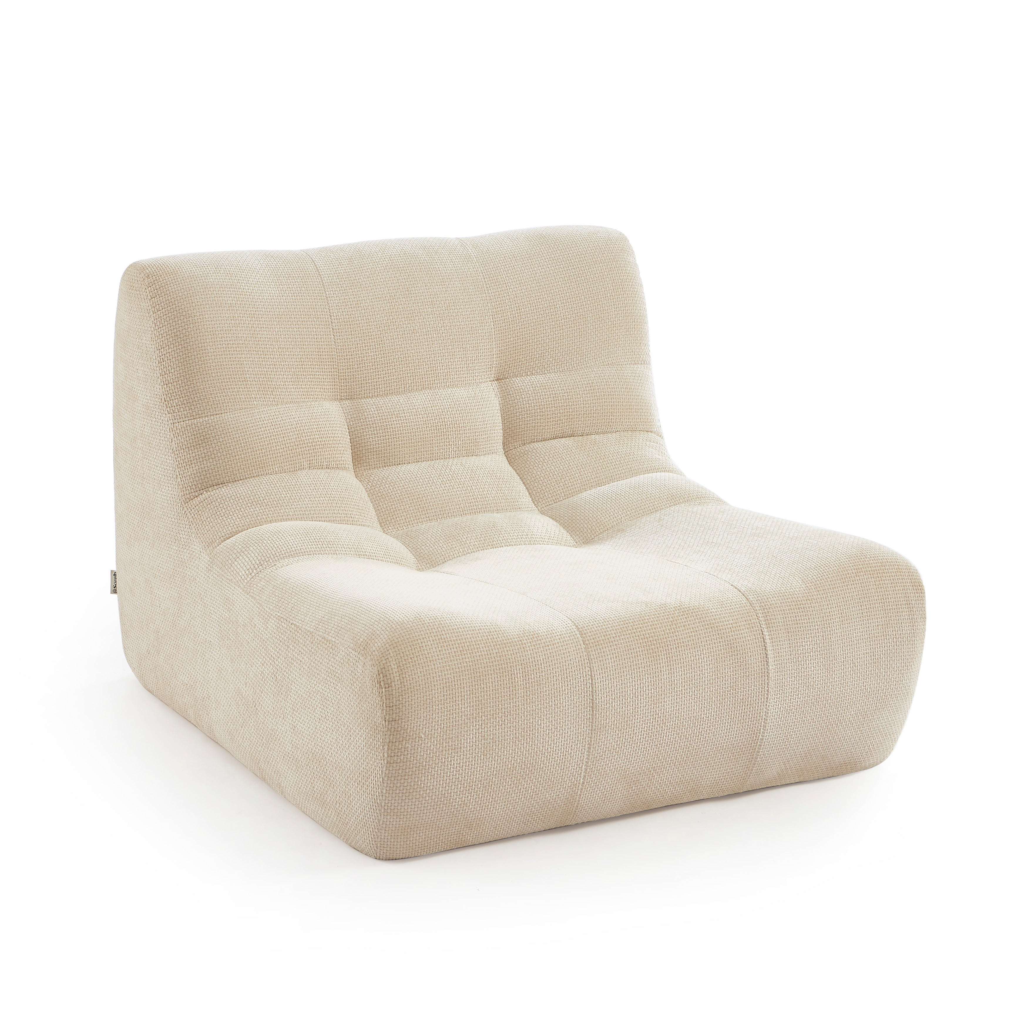 JANIS Modular Accent Chair - Off White