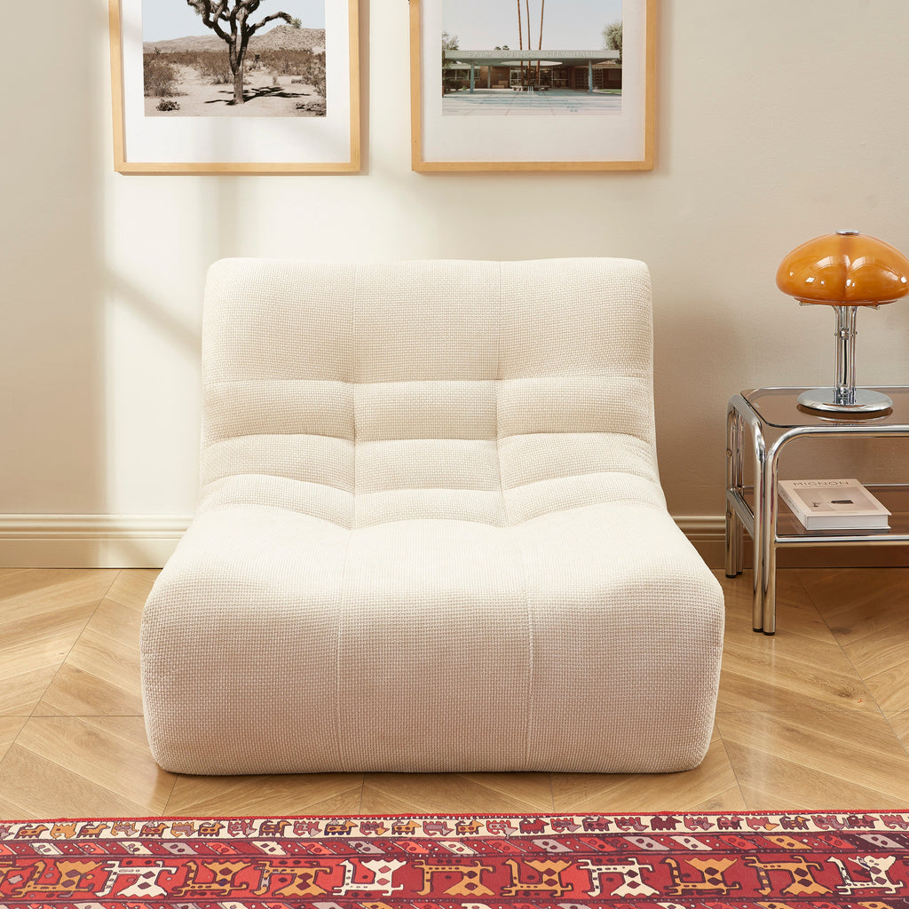 JANIS Modular Accent Chair - Off White