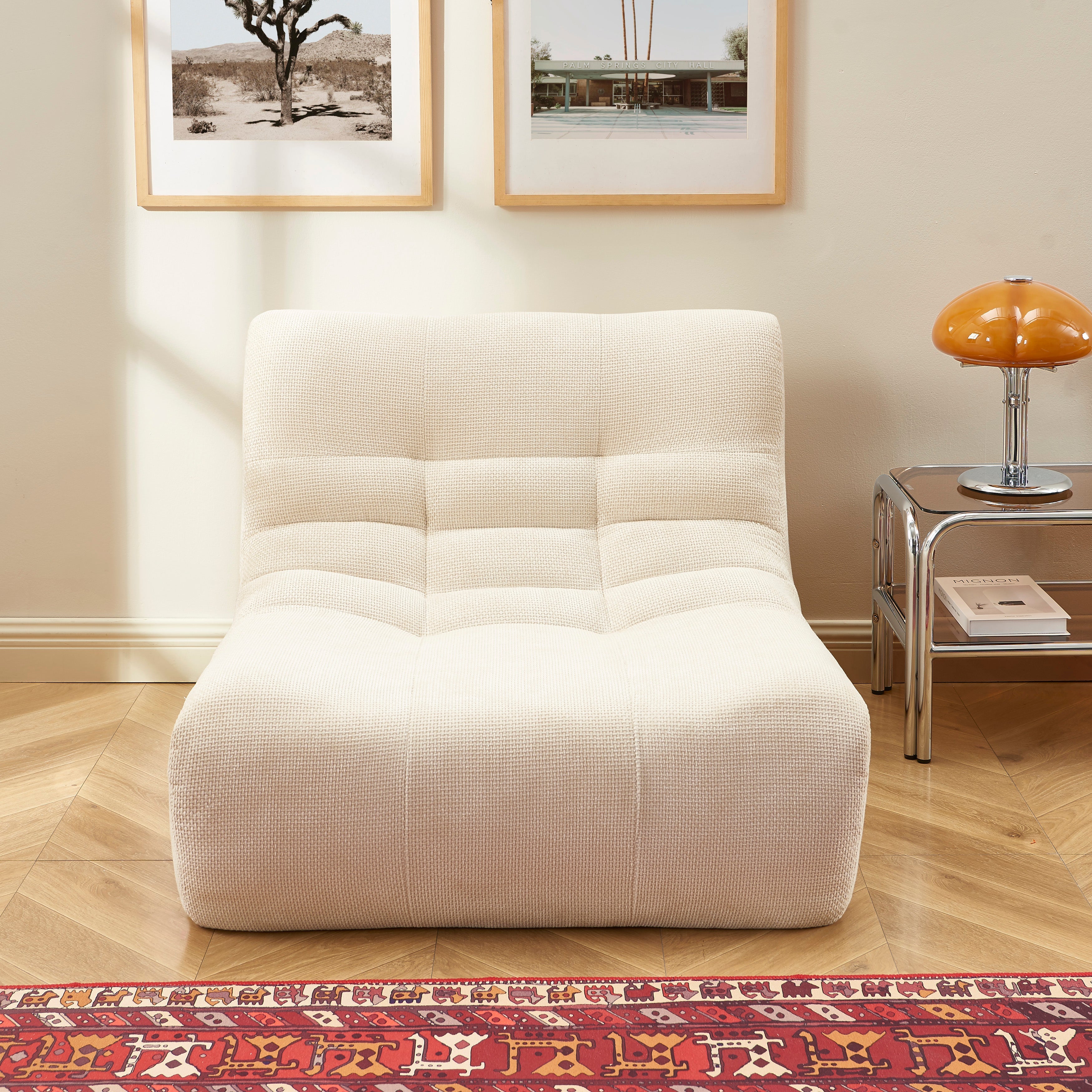 JANIS Modular Accent Chair - Off White