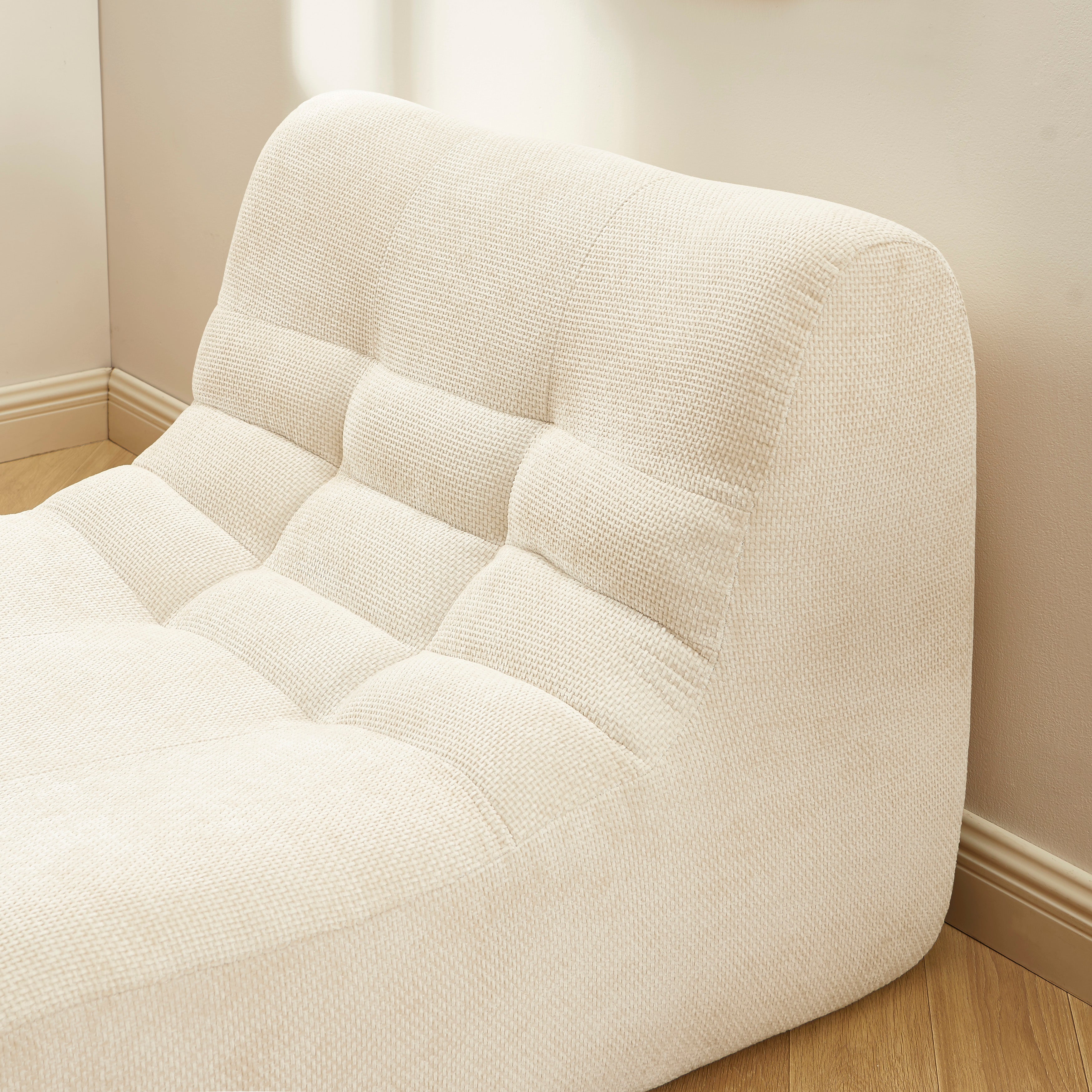 JANIS Modular Accent Chair - Off White