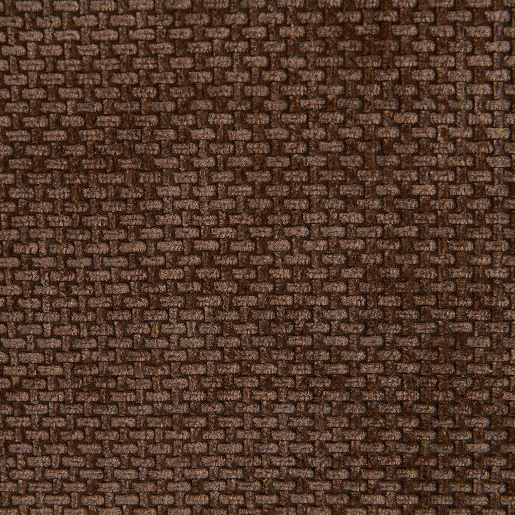 JANIS Modular Chenille 2-Seat Sofa Bench with Compact Delivery – Brown