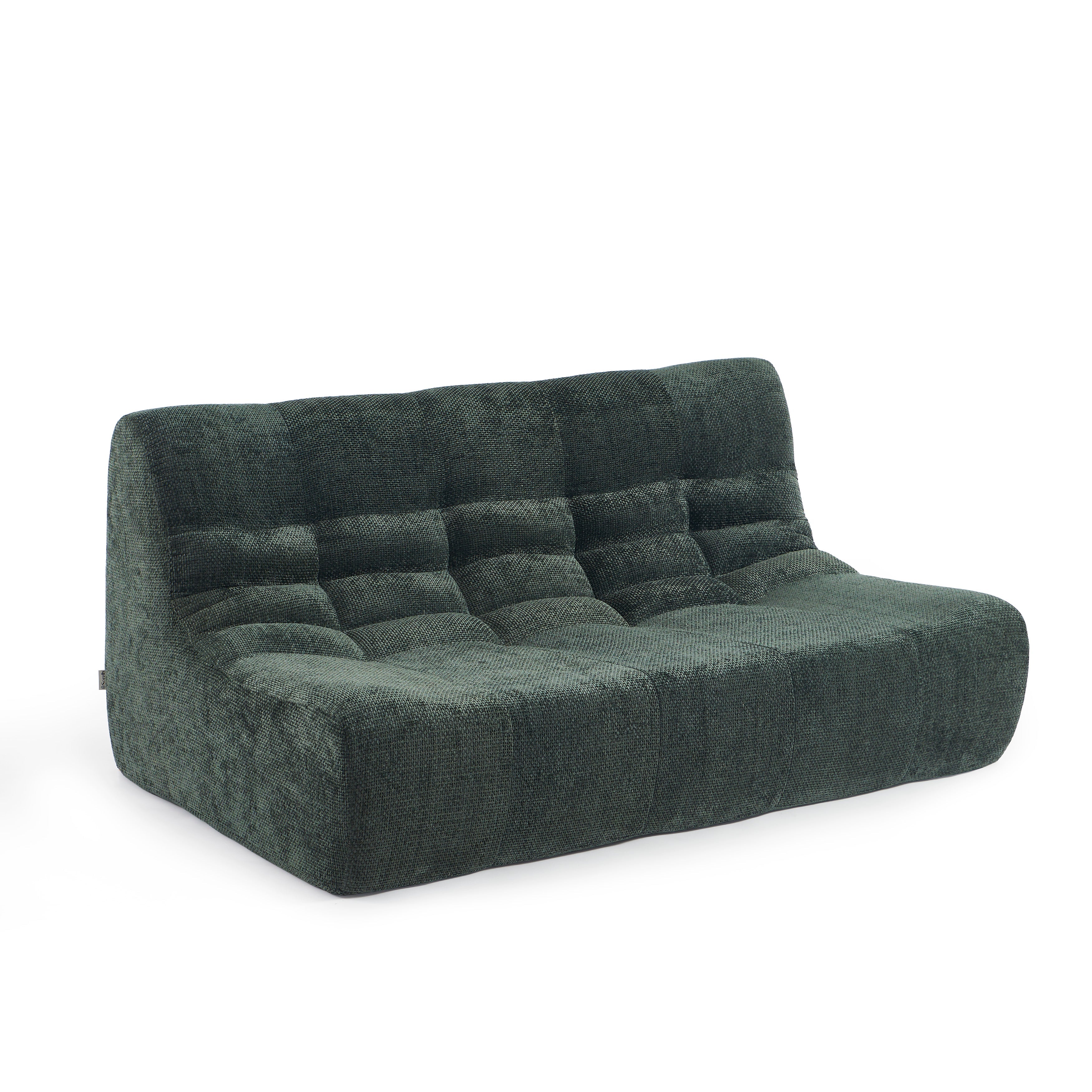 JANIS Modular 2-Seater Sofa – Chenille Fabric Sofa