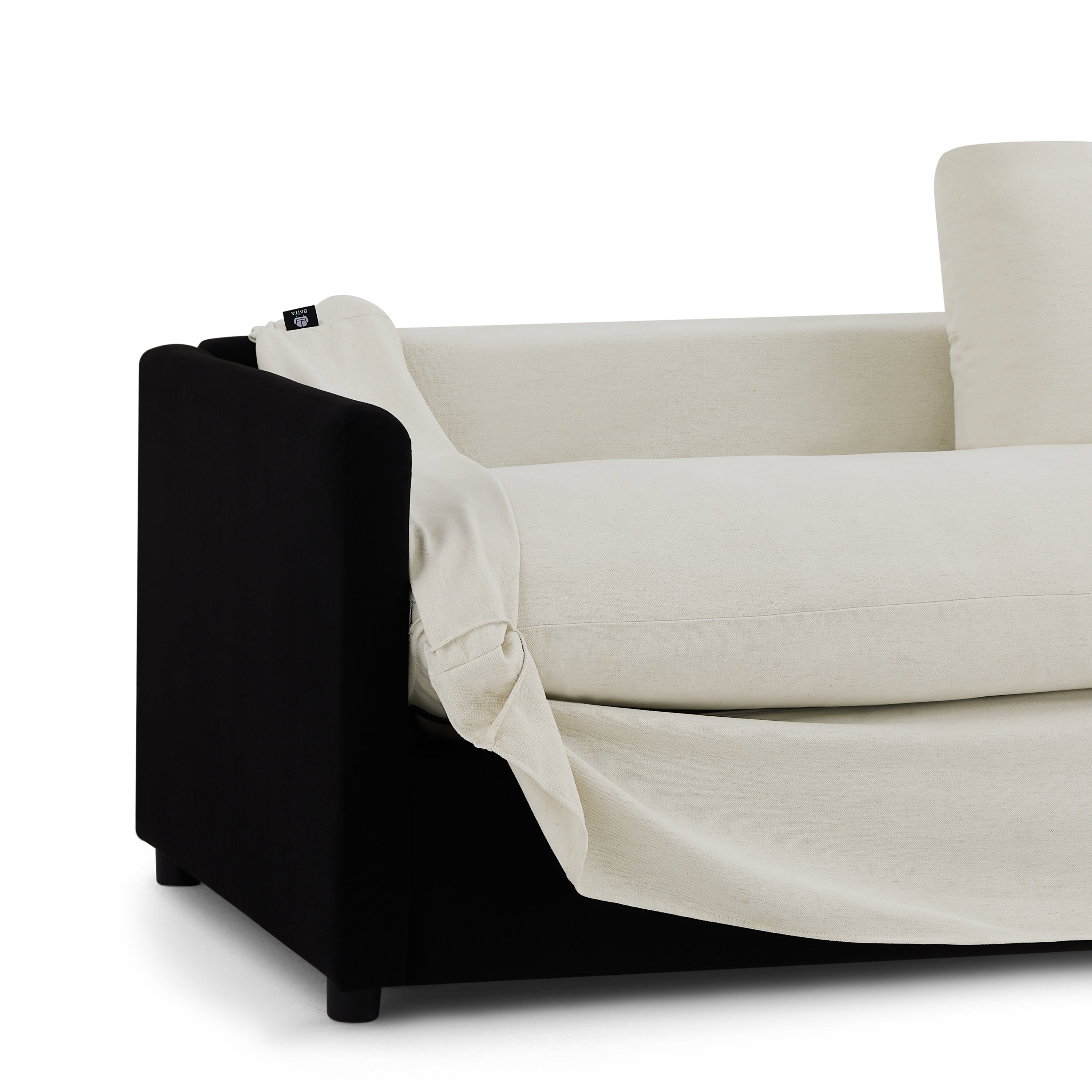 JATOBA Fabric Straight Sofa – Beige