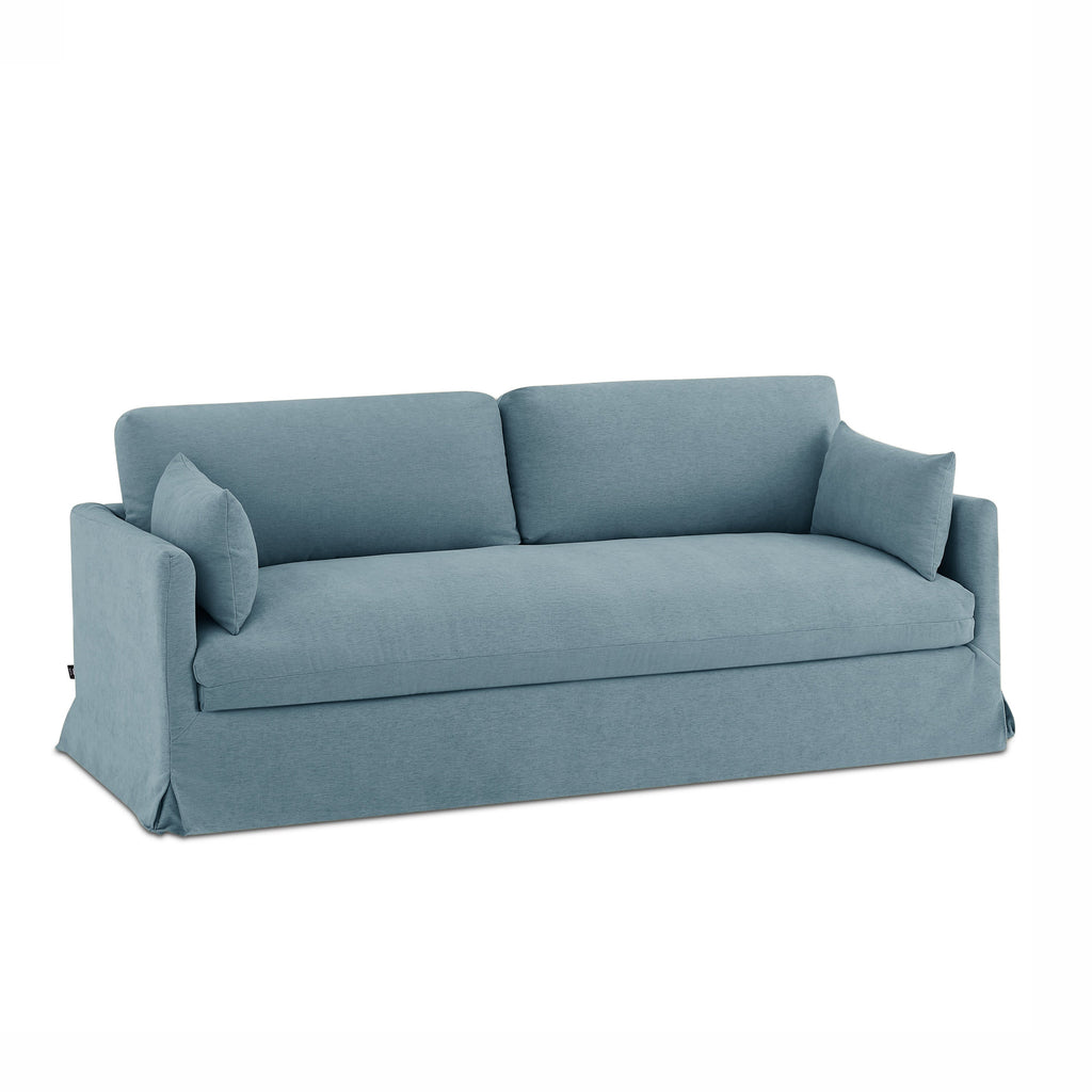 JATOBA Fabric Straight Sofa – Blue