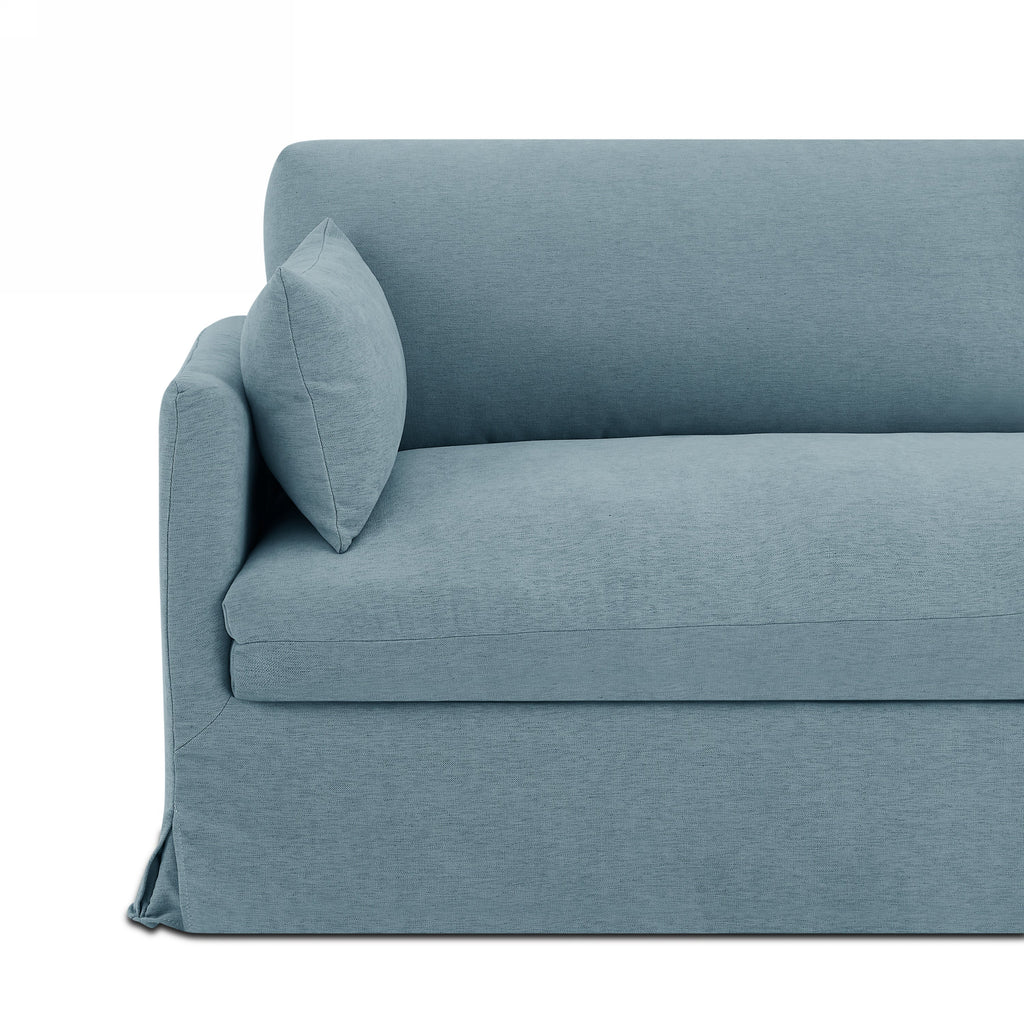 JATOBA Fabric Straight Sofa – Blue