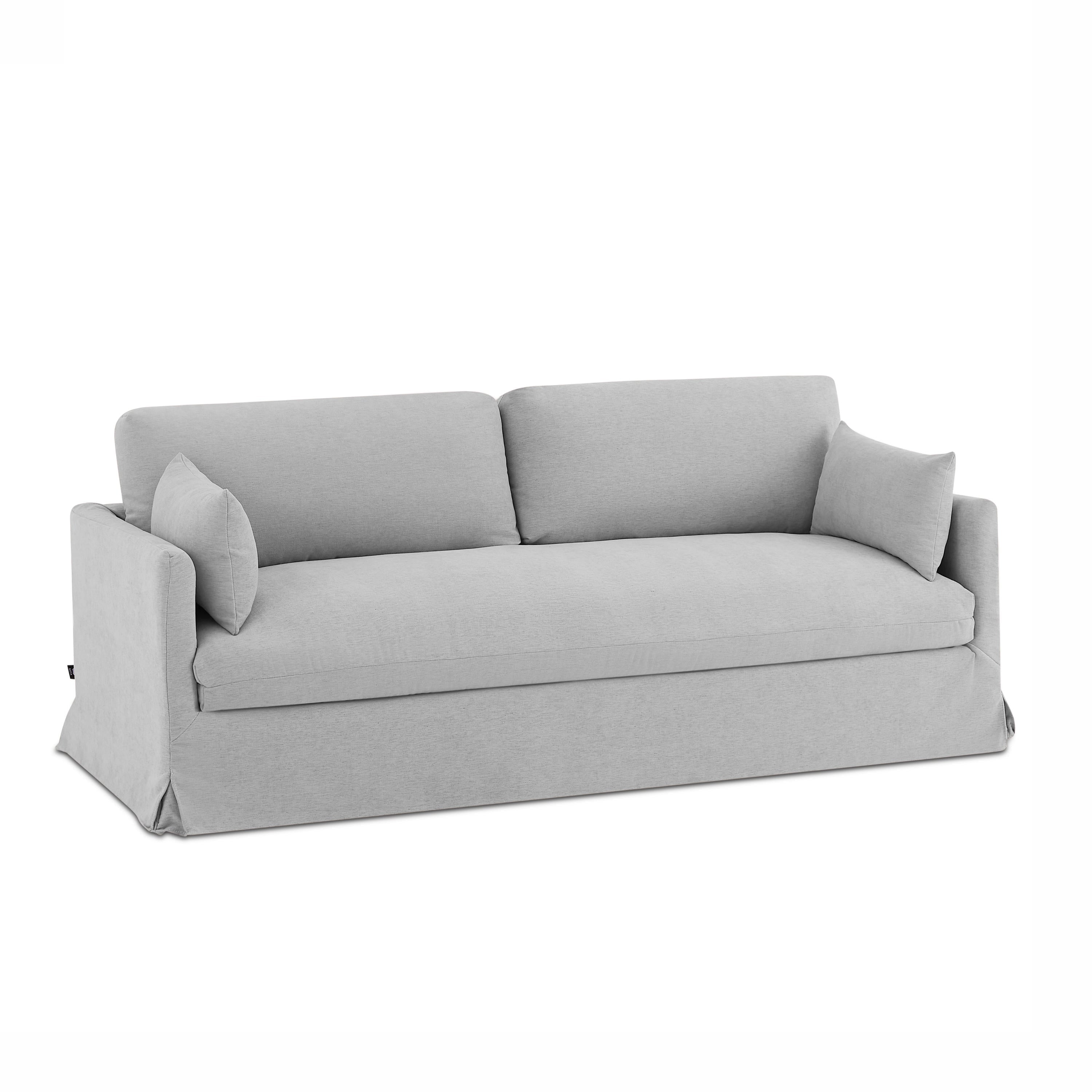 JATOBA Fabric Straight Sofa – Gray