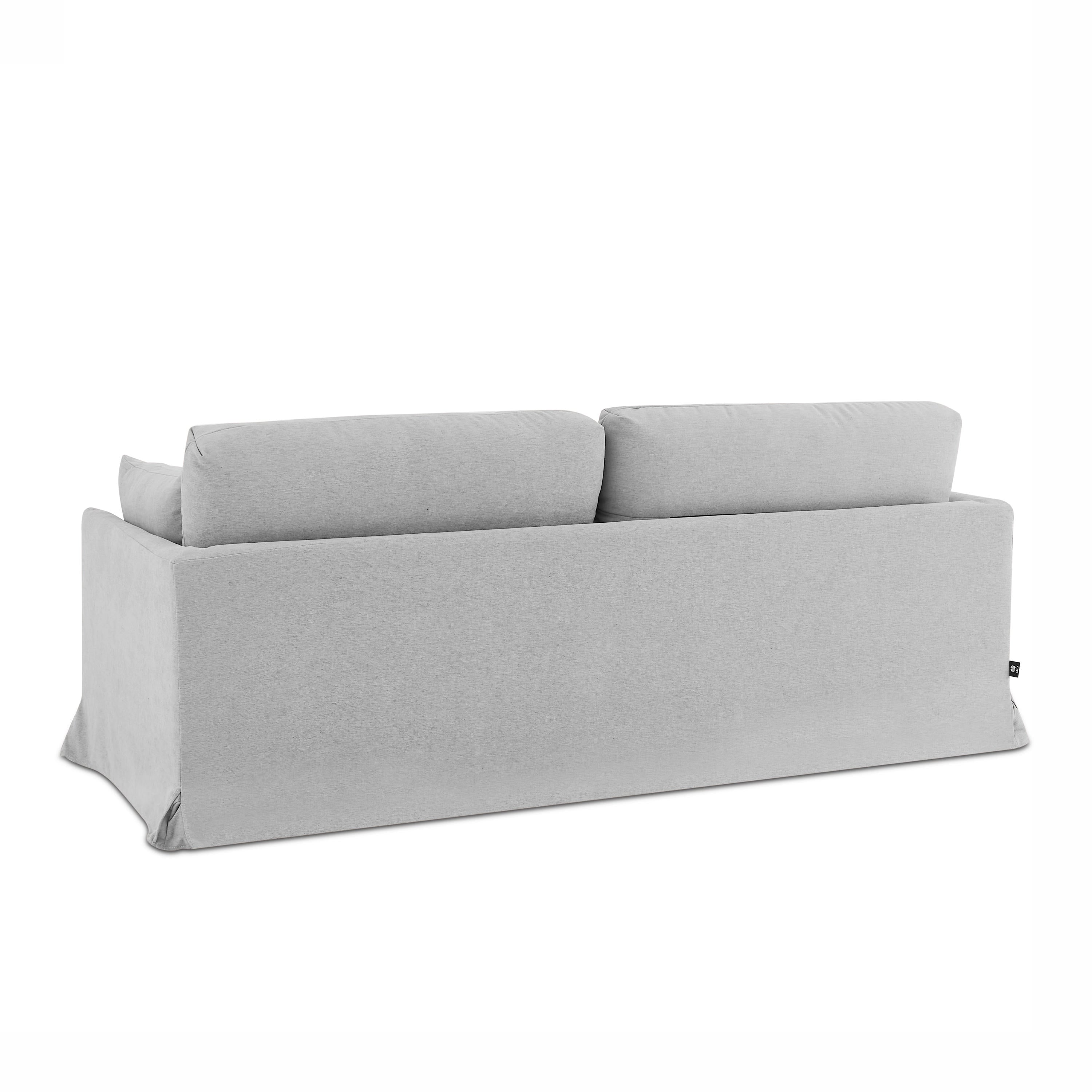 JATOBA Fabric Straight Sofa – Gray