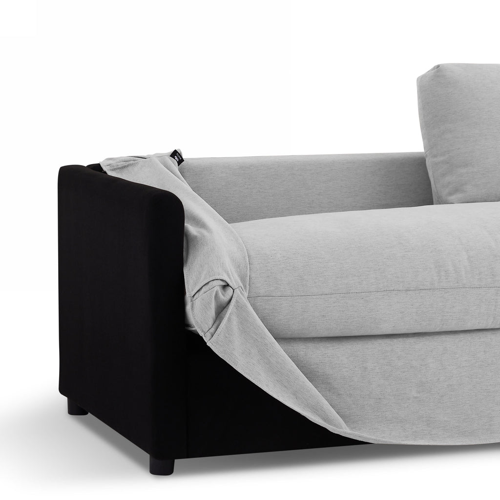 JATOBA Fabric Straight Sofa – Gray