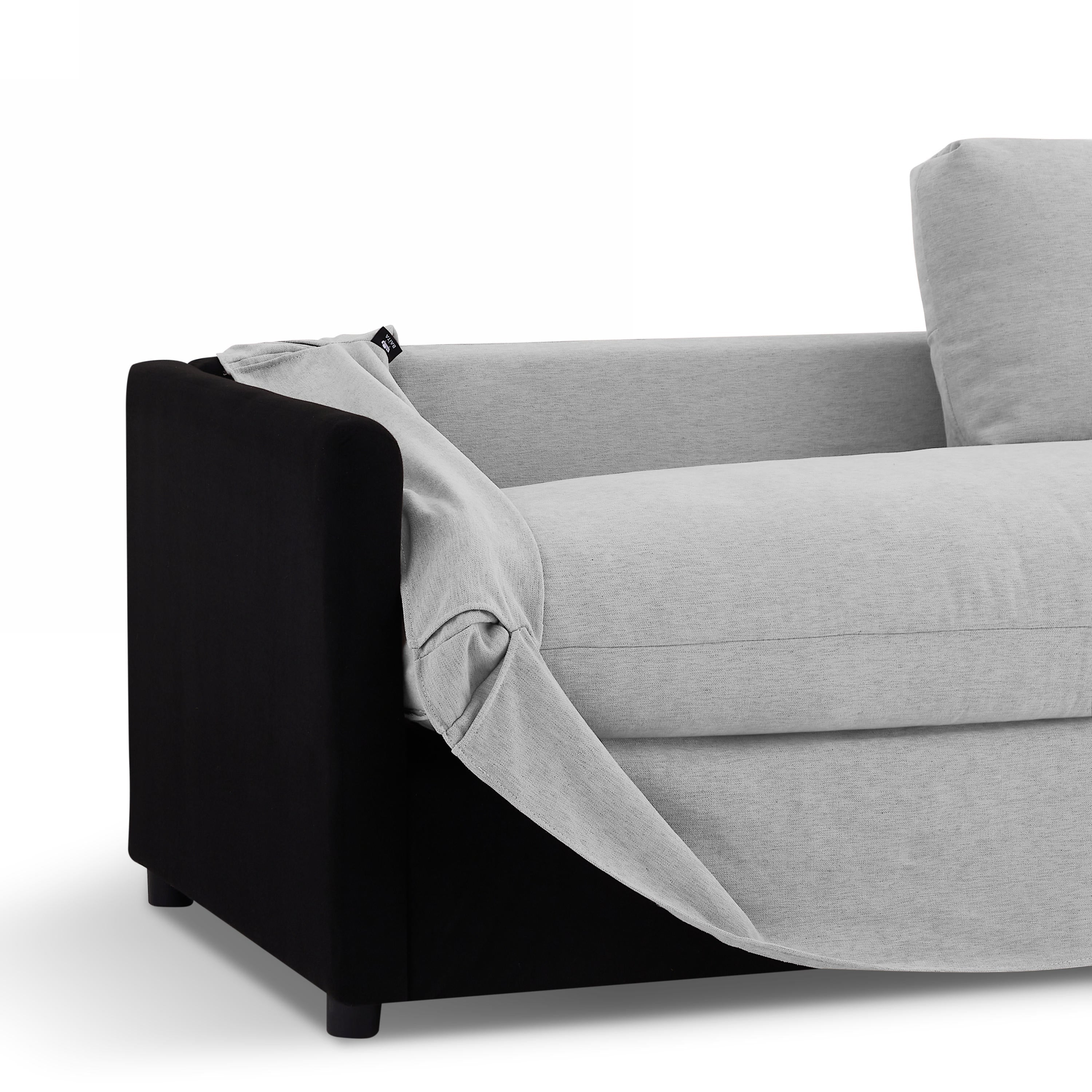 JATOBA Fabric Straight Sofa – Gray